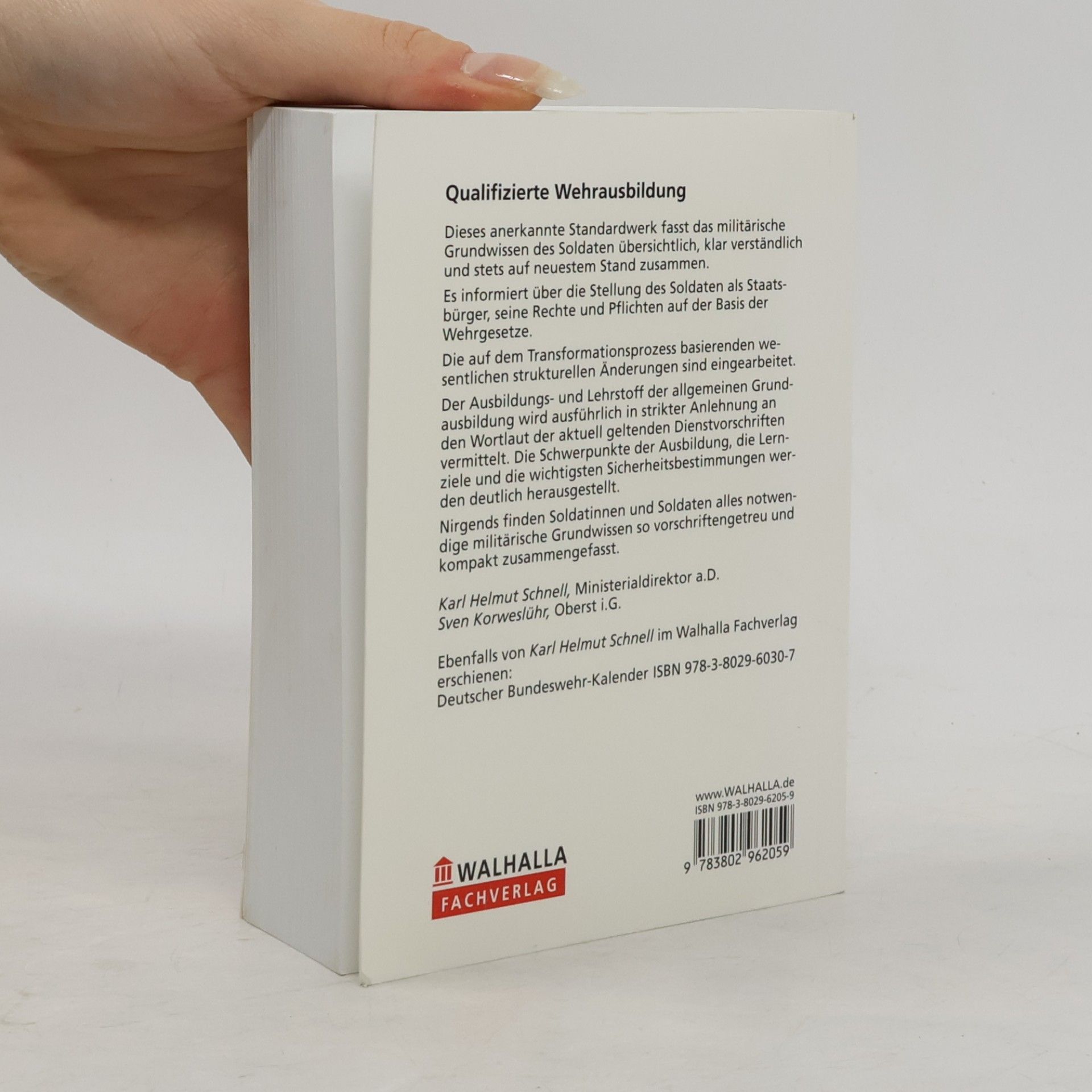 Karl Helmut Shnell Taschenbuch Wehrausbildung