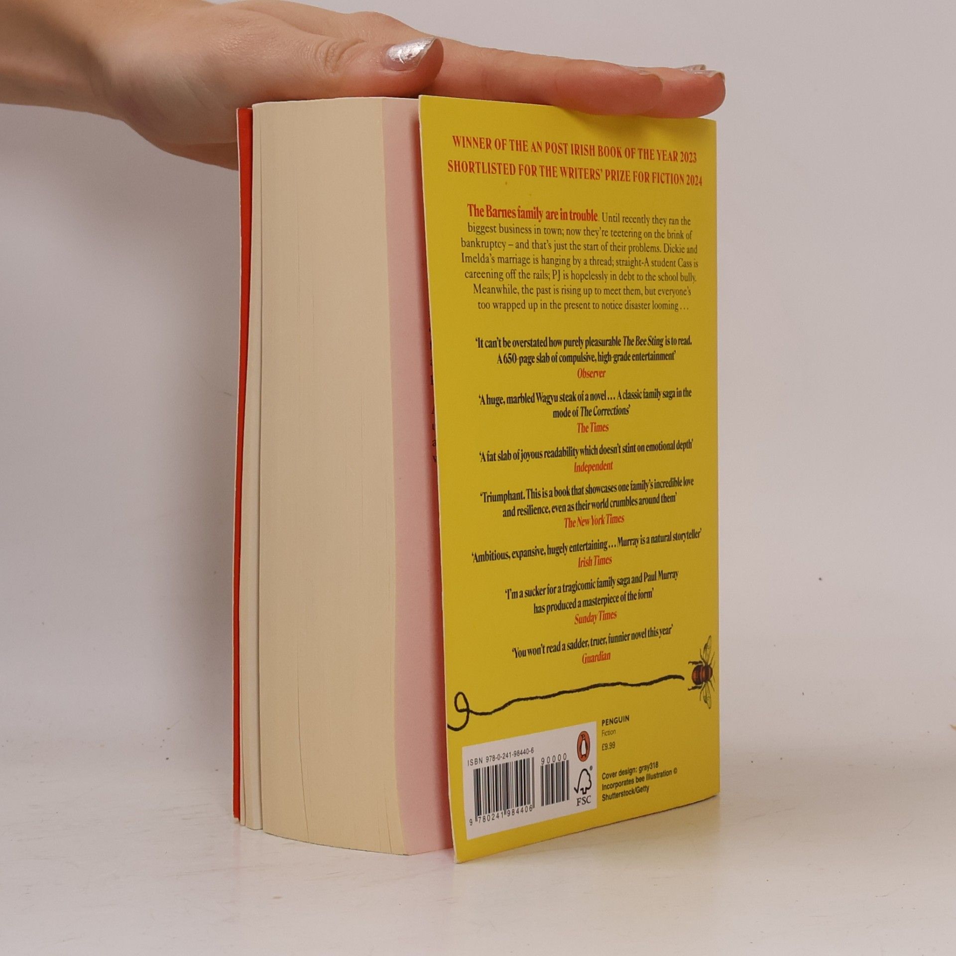 Paul Murray The Bee Sting: Shortlisted for the Booker Prize 2023