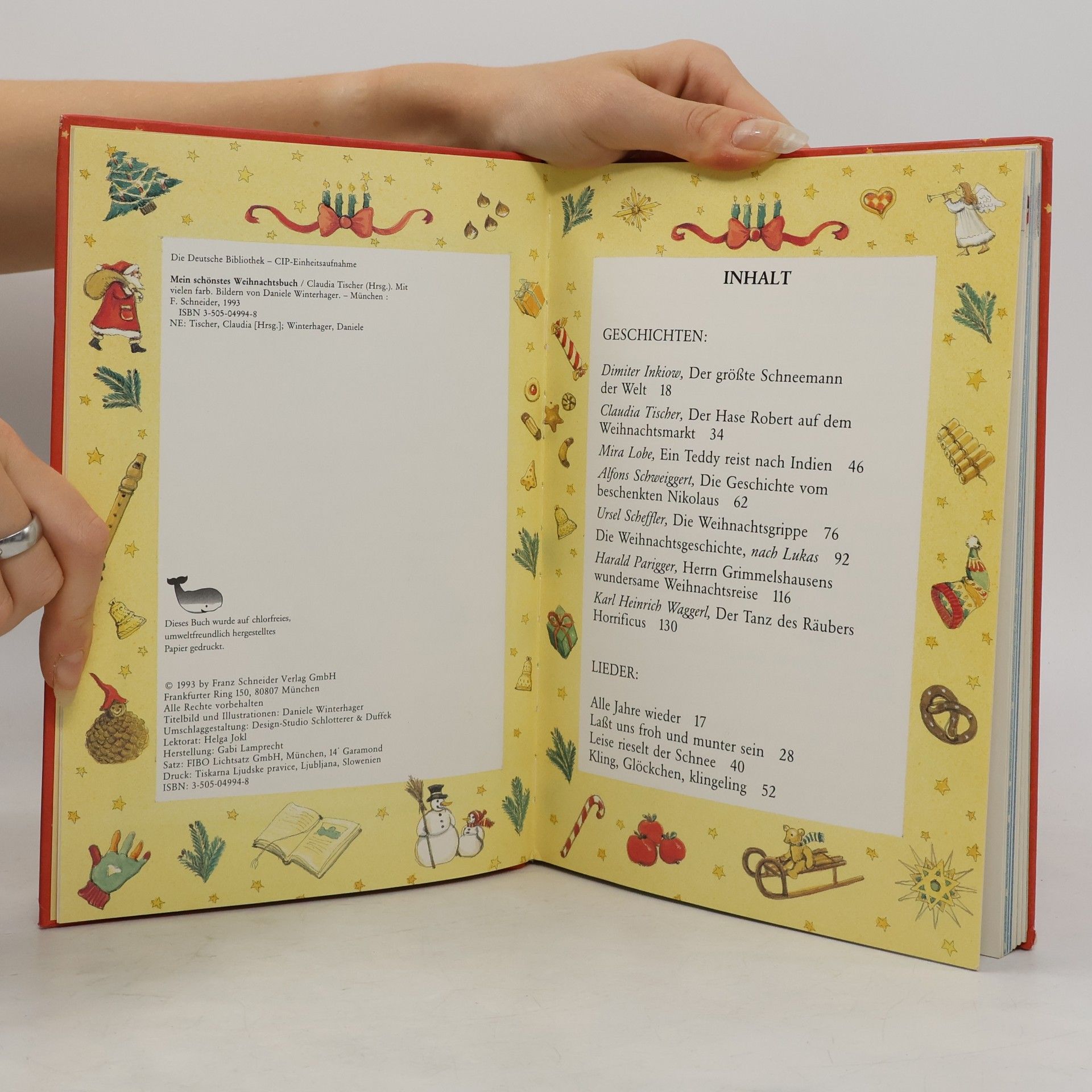 Claudia Tischer Mein schönstes Weihnachtsbuch