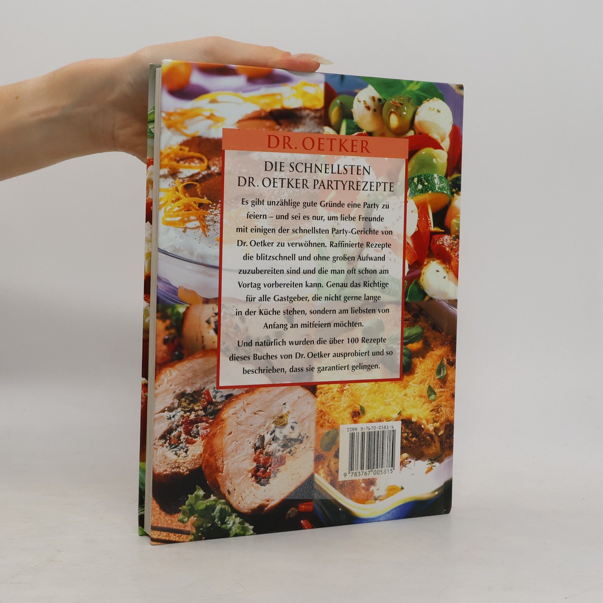 Jasmin Gromzik Dr. Oetker, die schnellsten Partyrezepte