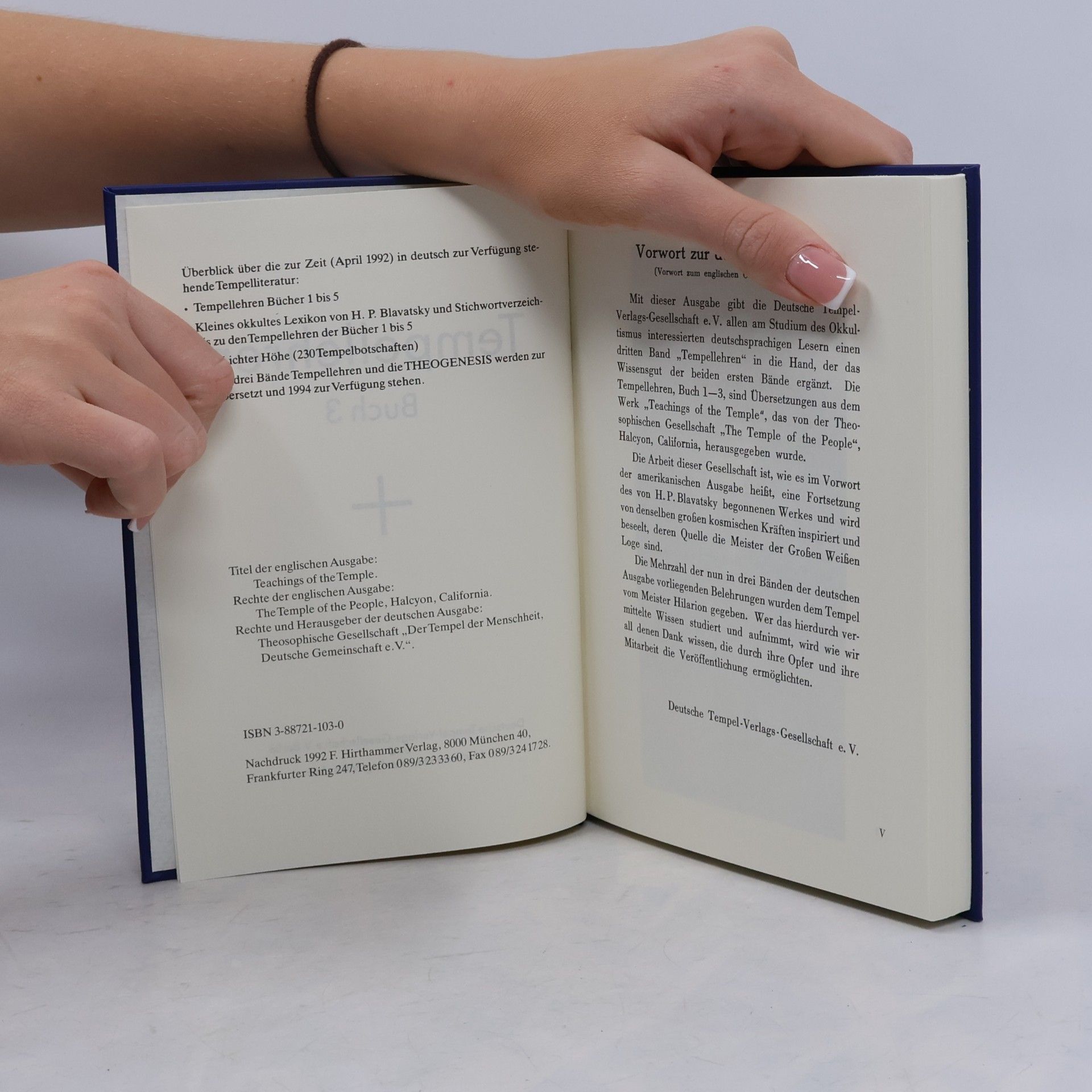 Blavatsky H.P. Tempellehren Buch 3
