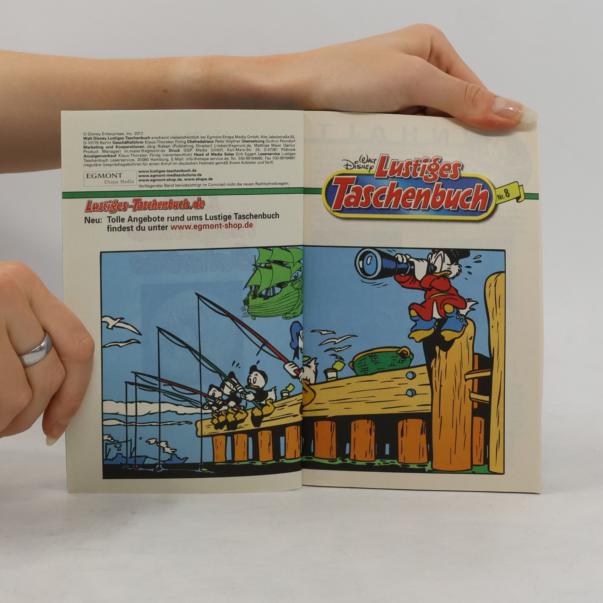 Various authors Lustiges Taschenbuch. 8. Donald gibt nicht auf