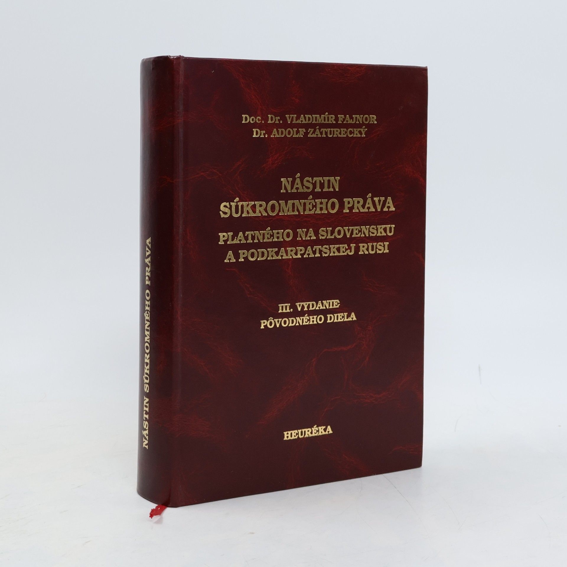Adolf Záturecký Nástin súkromného práva platného na Slovensku a Podkarpatskej Rusi