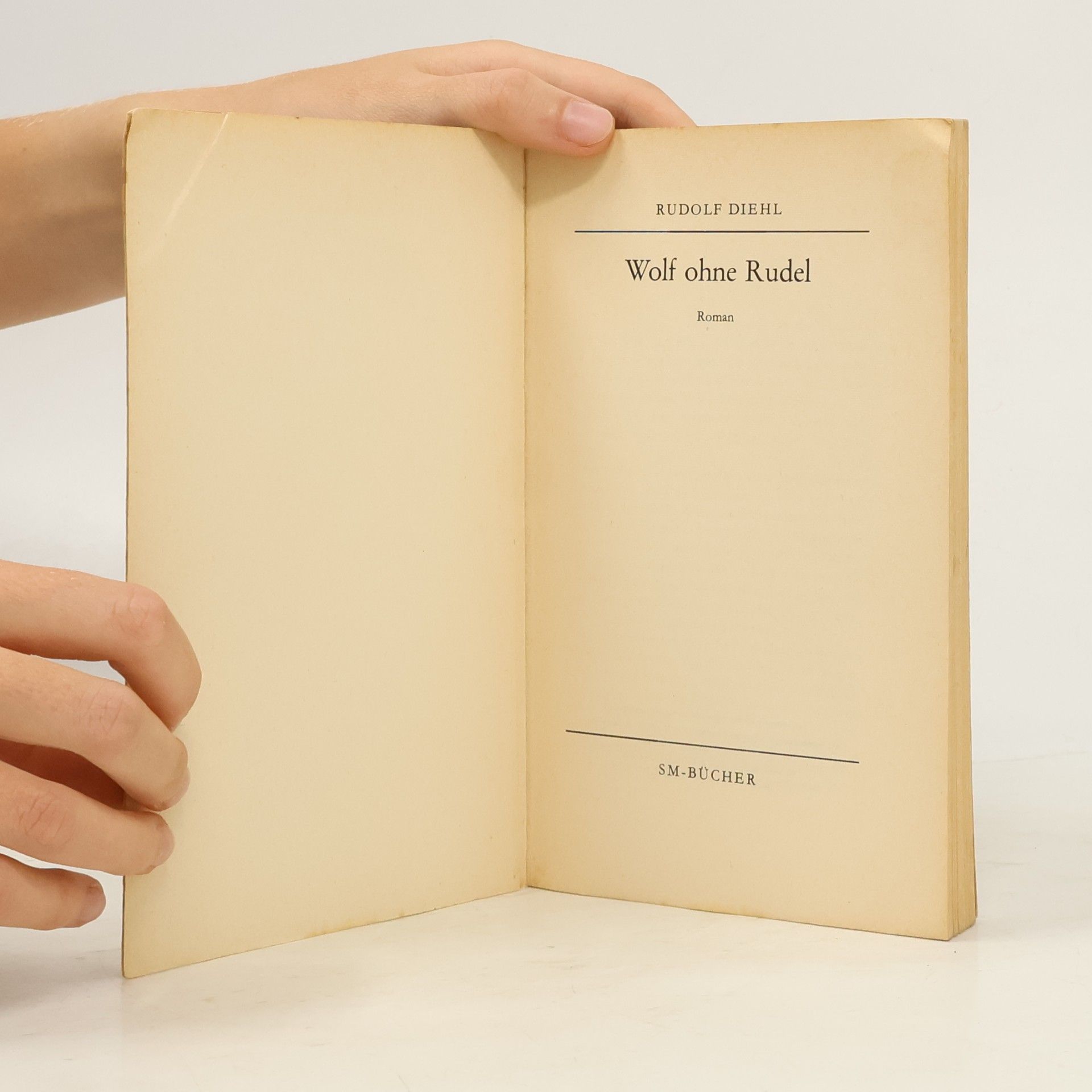 Rudolf Diehl Wolf ohne Rudel