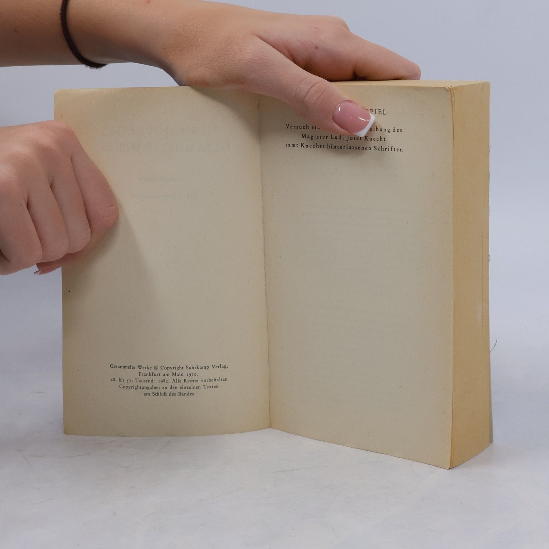 Hermann Hesse Gesamelte Werke 9. Das Glasperlenspiel