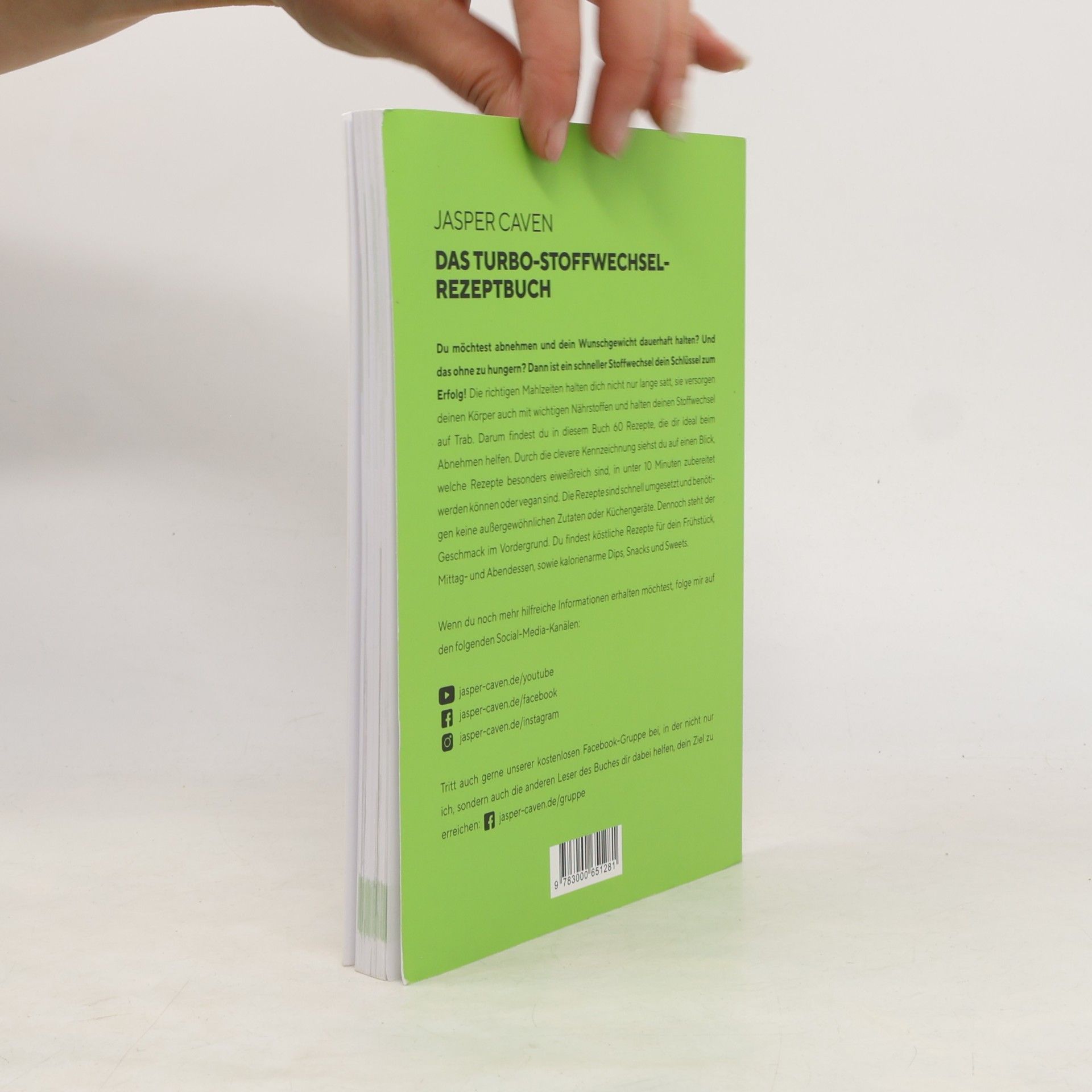 Jasper Caven Das Turbo Stoffwechsel Rezeptbuch