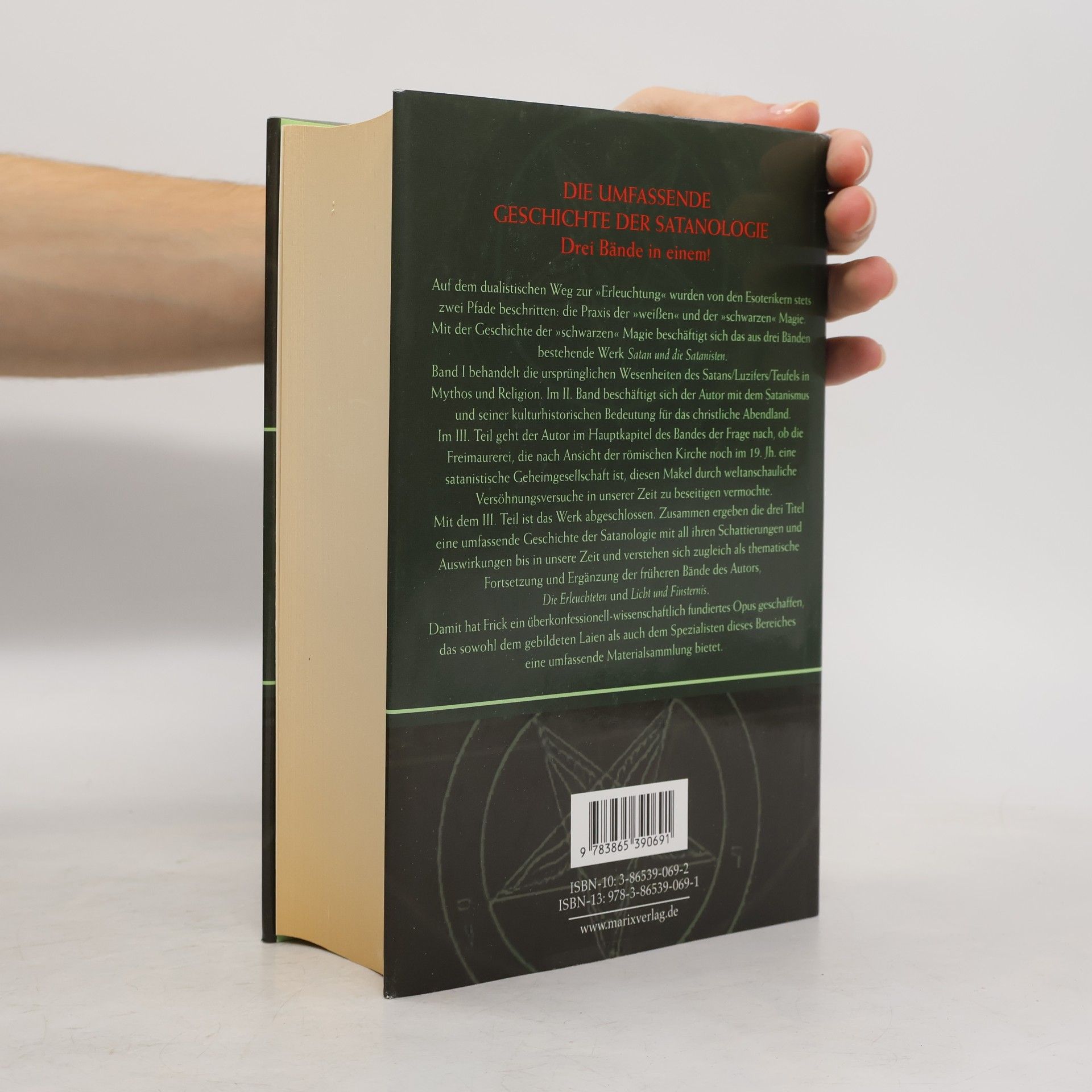 Karl R. H. Frick Satan und die Satanisten