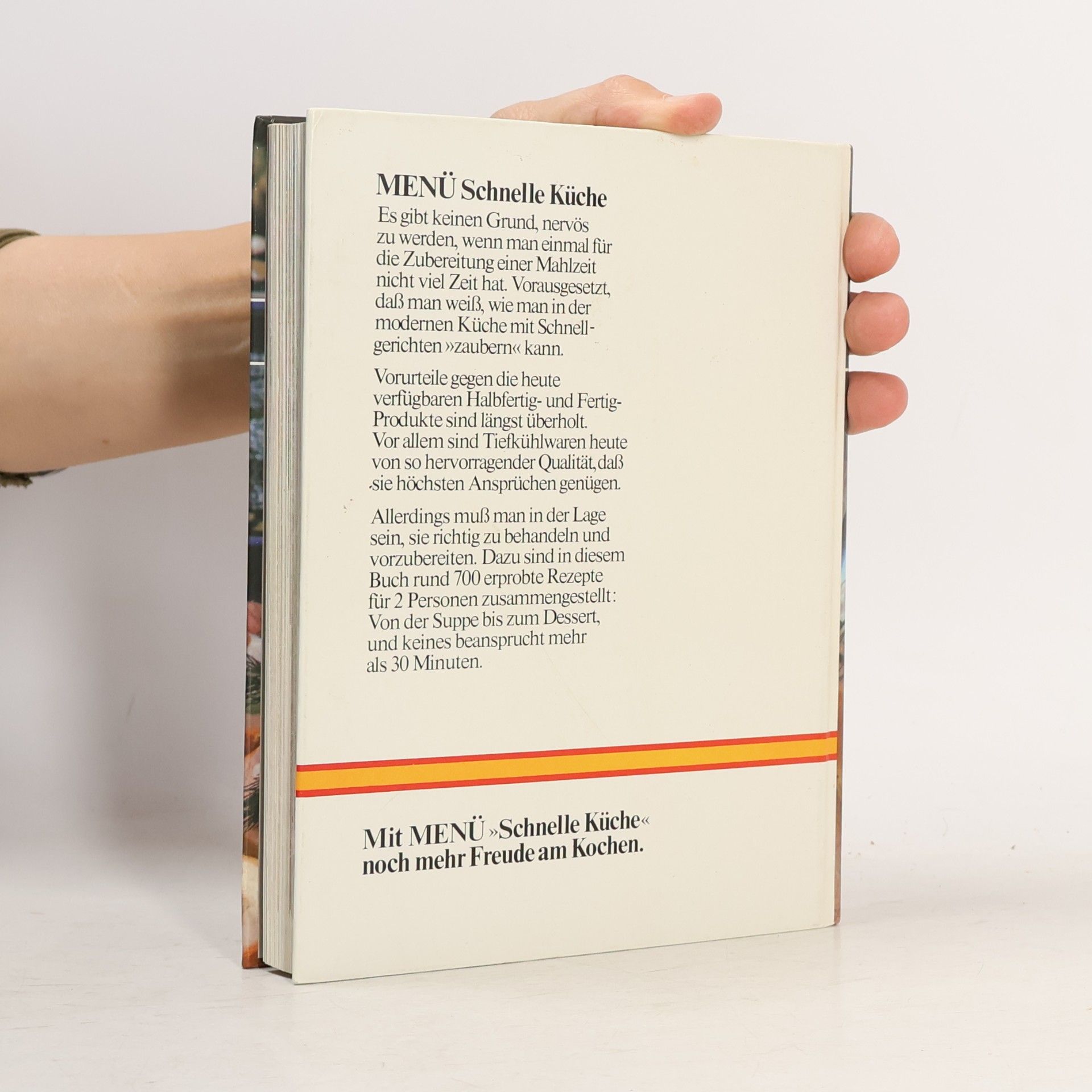 Ingrid Seemann Menu. Schnelle Küche