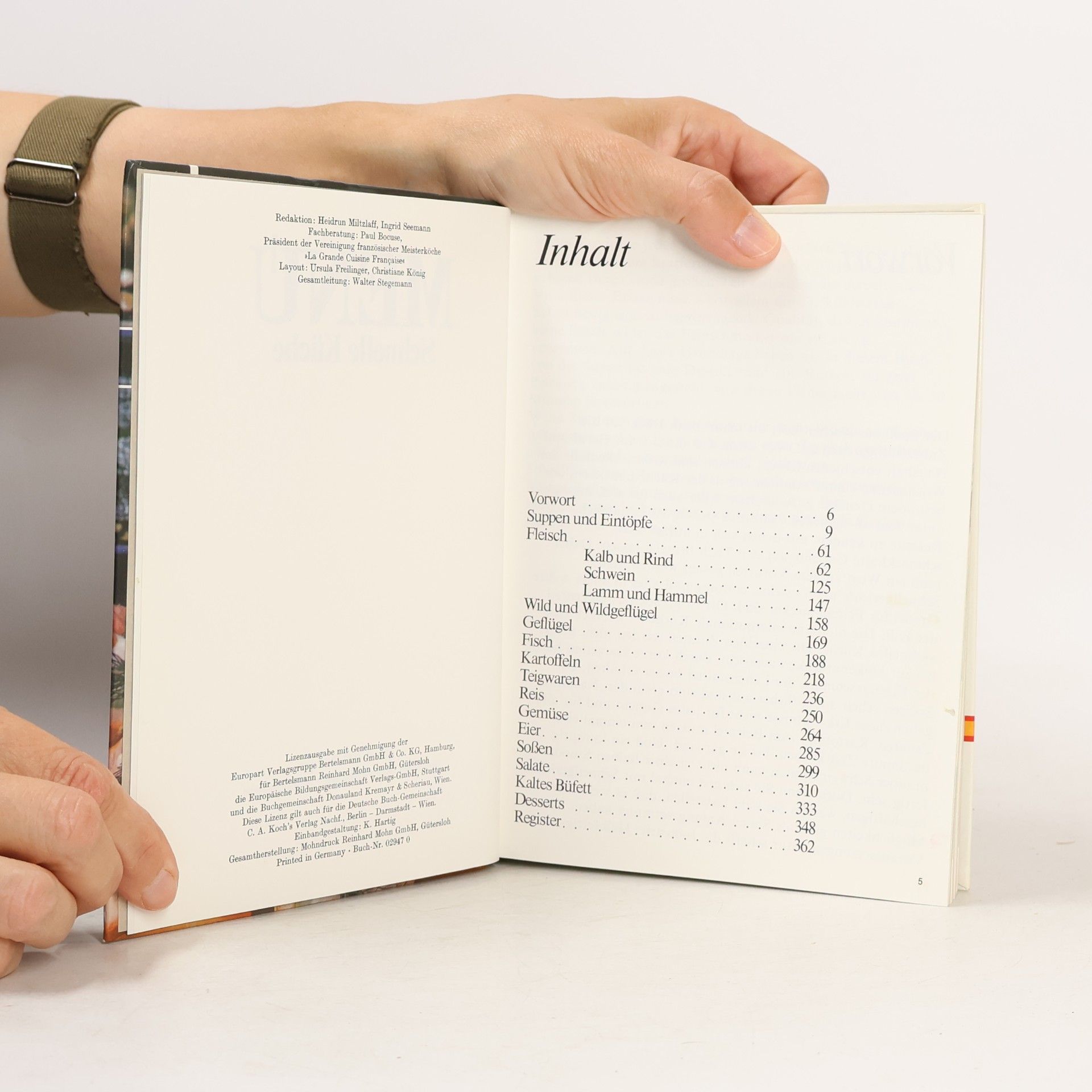 Ingrid Seemann Menu. Schnelle Küche