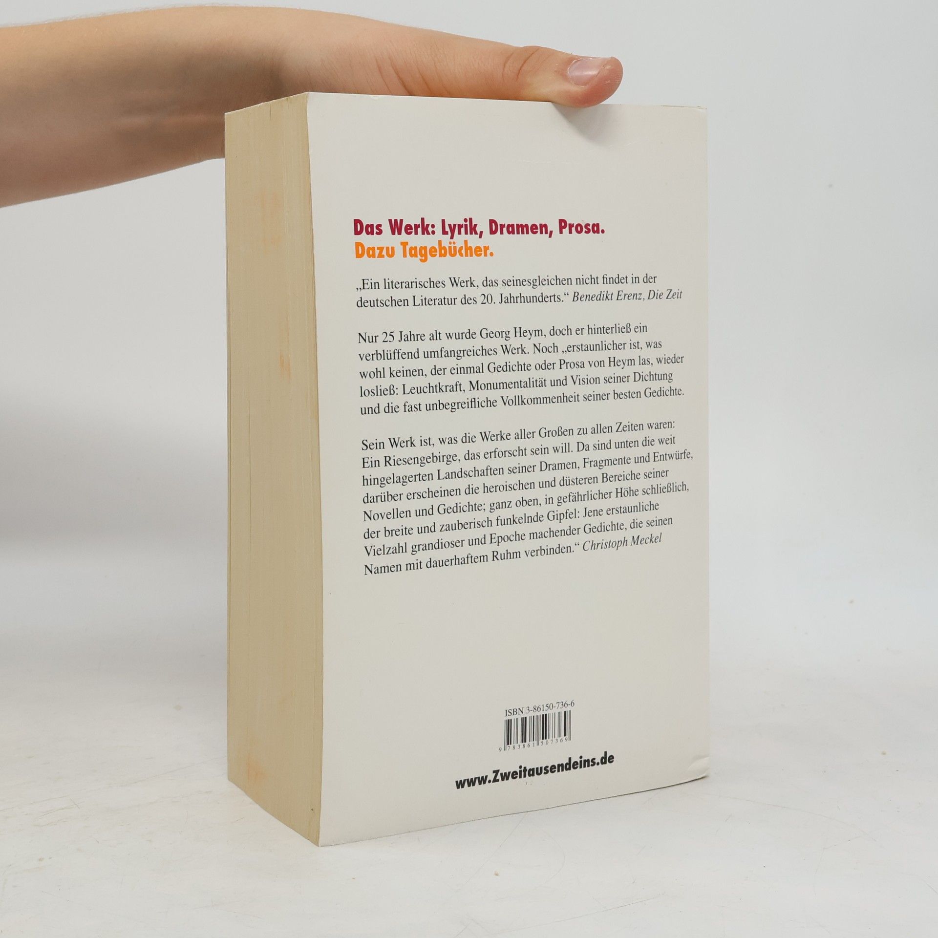 Various authors Das Werk: Prosa und Dramen