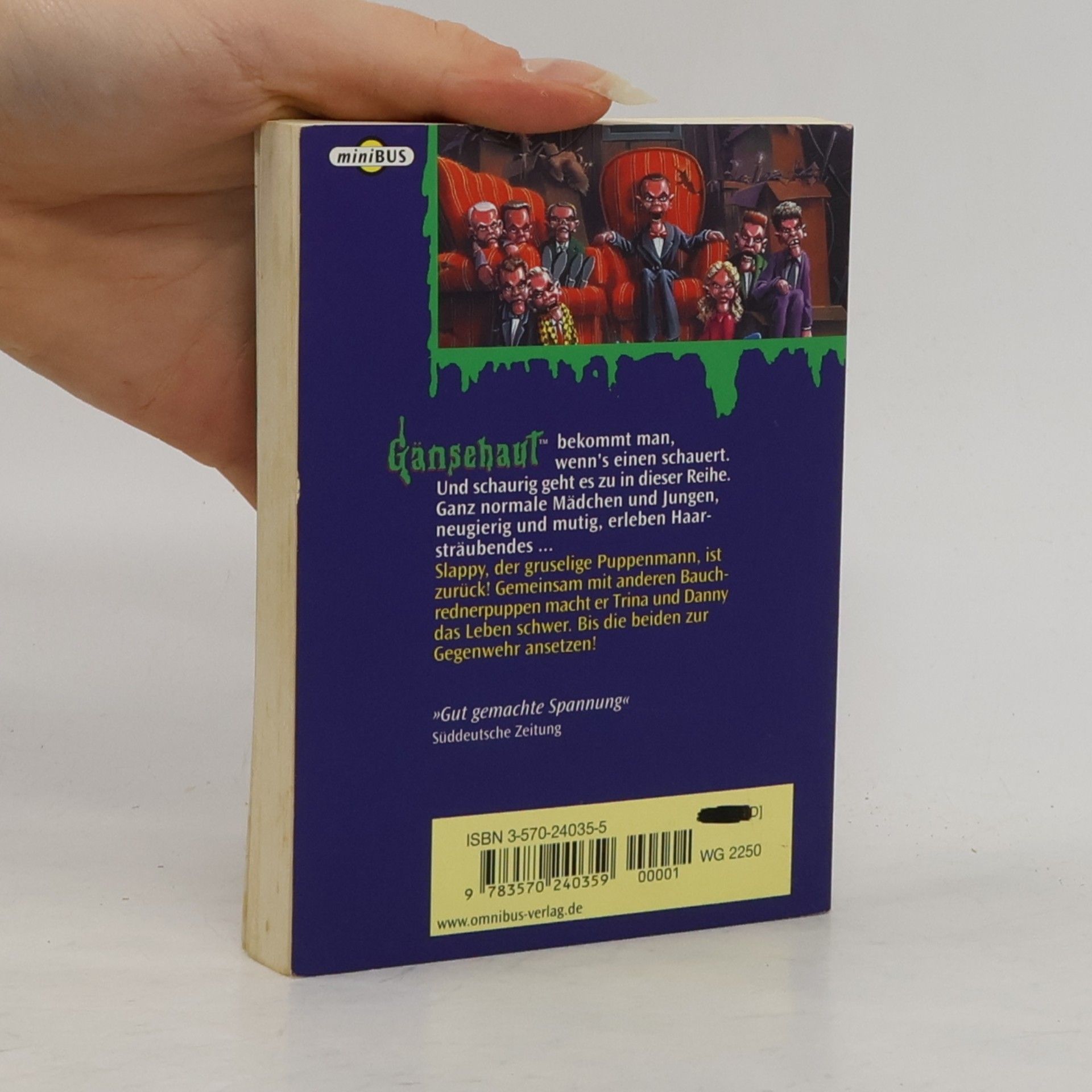 R. L. Stine Die unheimliche Puppe kehrt zurück. Minibus