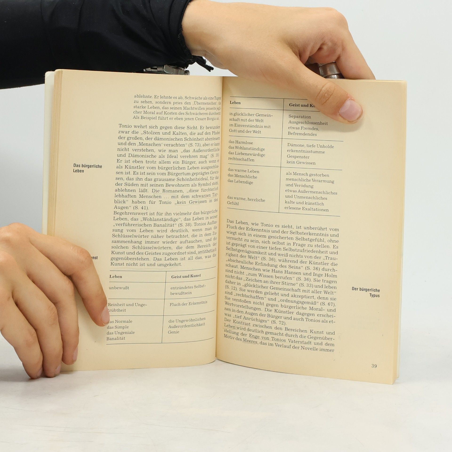 Beate Hermes Lektürehilfen Thomas Mann, "Tonio Kröger"