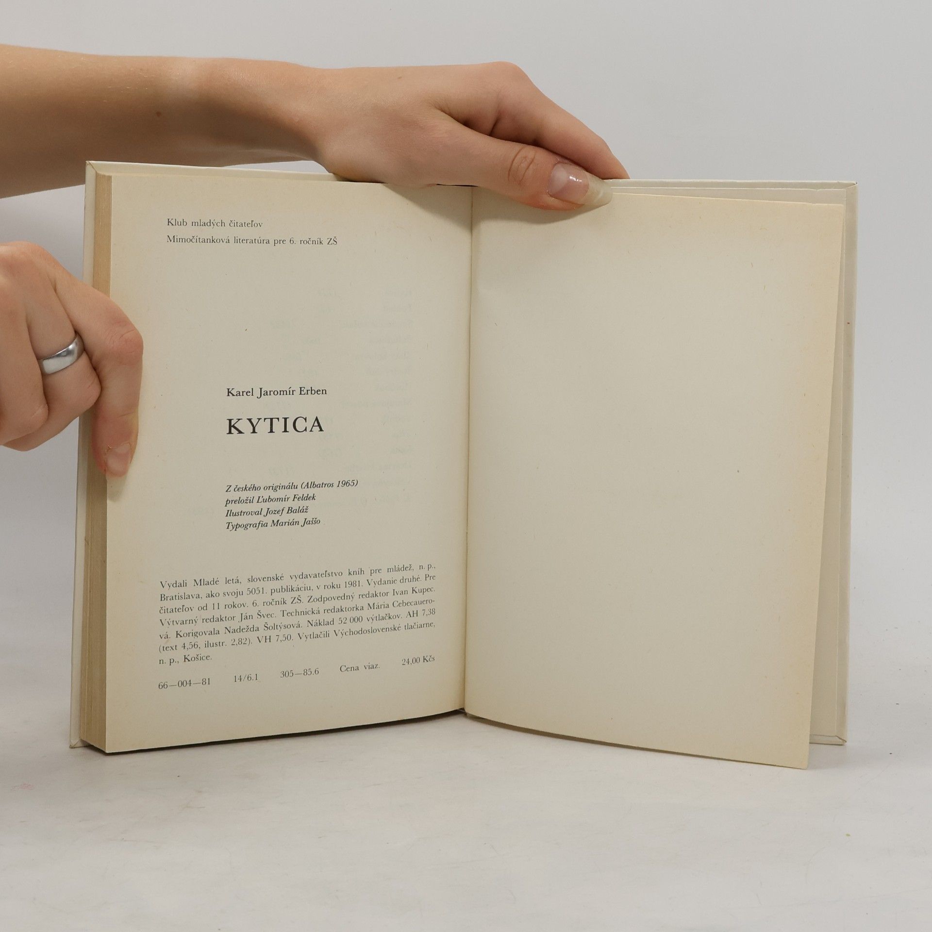 Karel Jaromír Erben Kytica