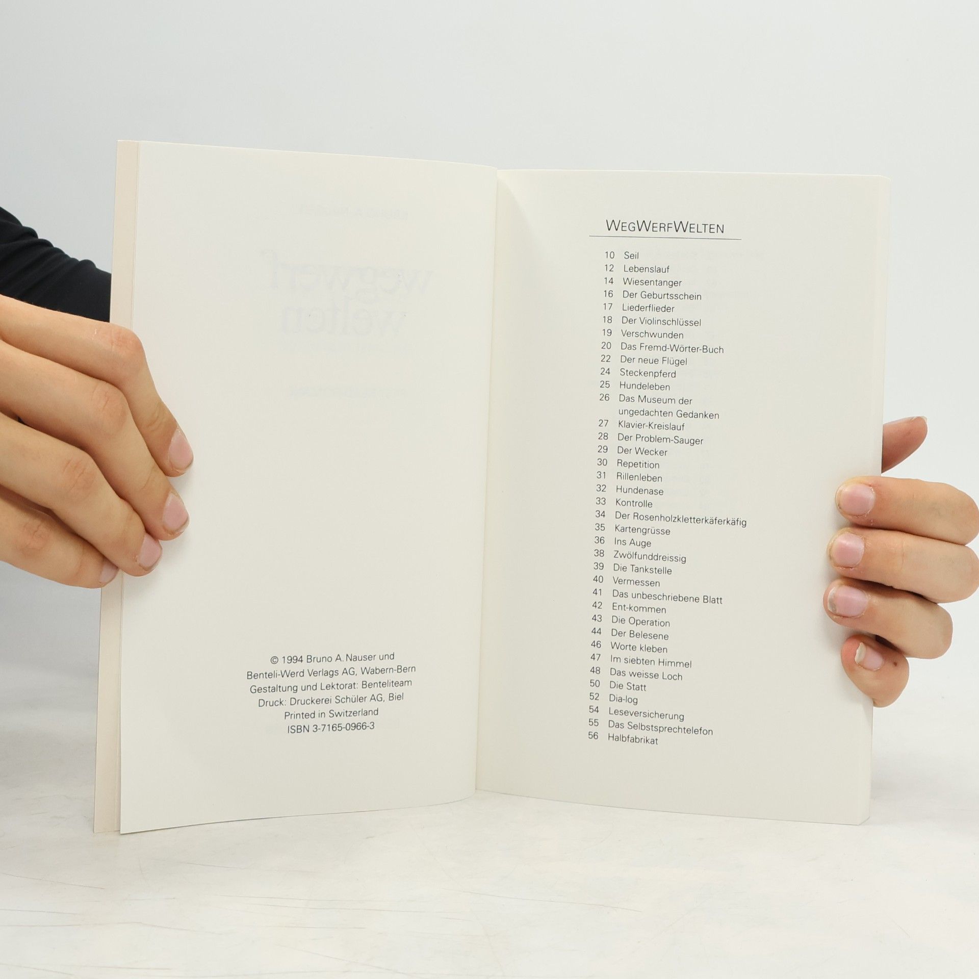 Bruno A. Nauser Fast-Read-Romane: Wegwerfwelten