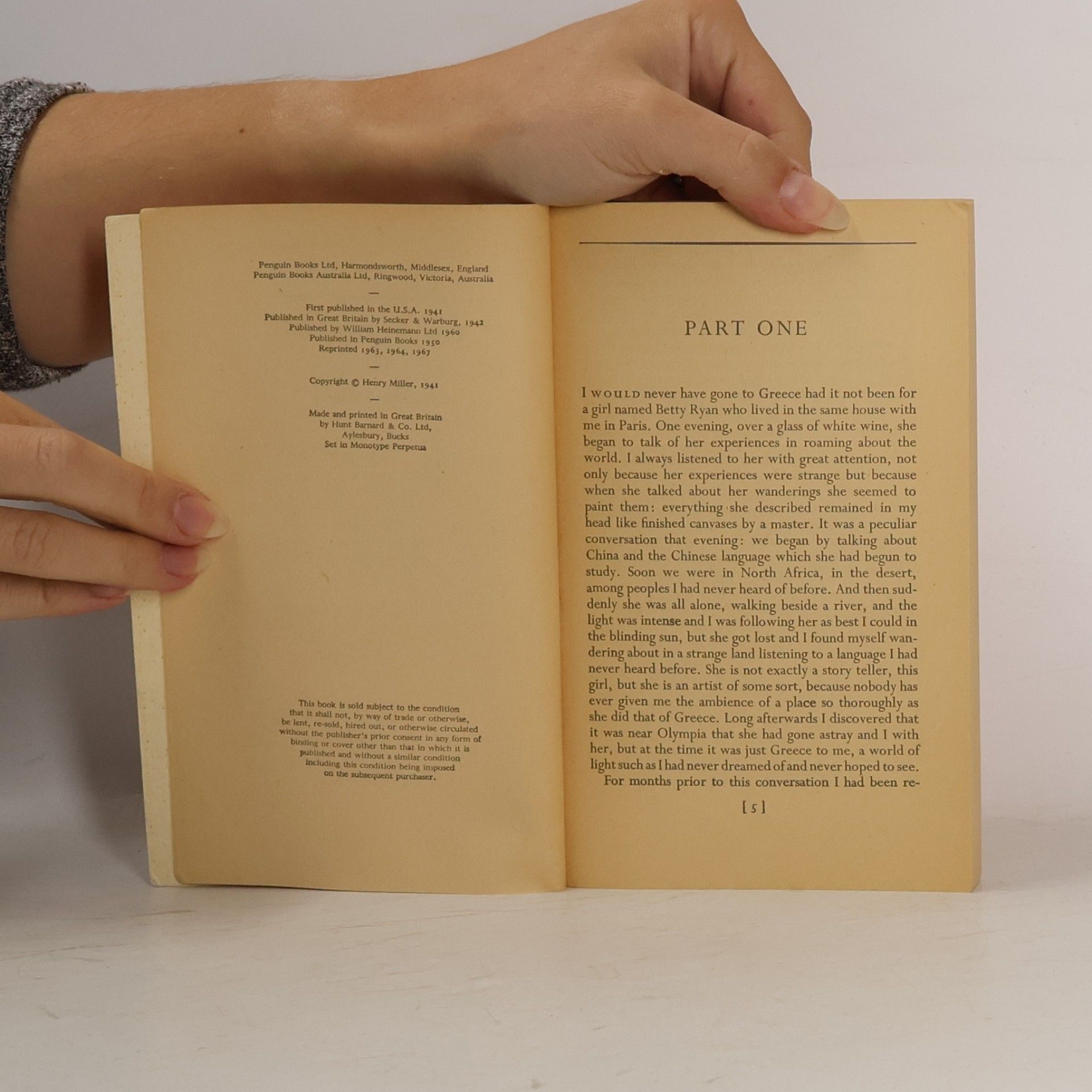 Henry Miller The Colossus of Maroussi
