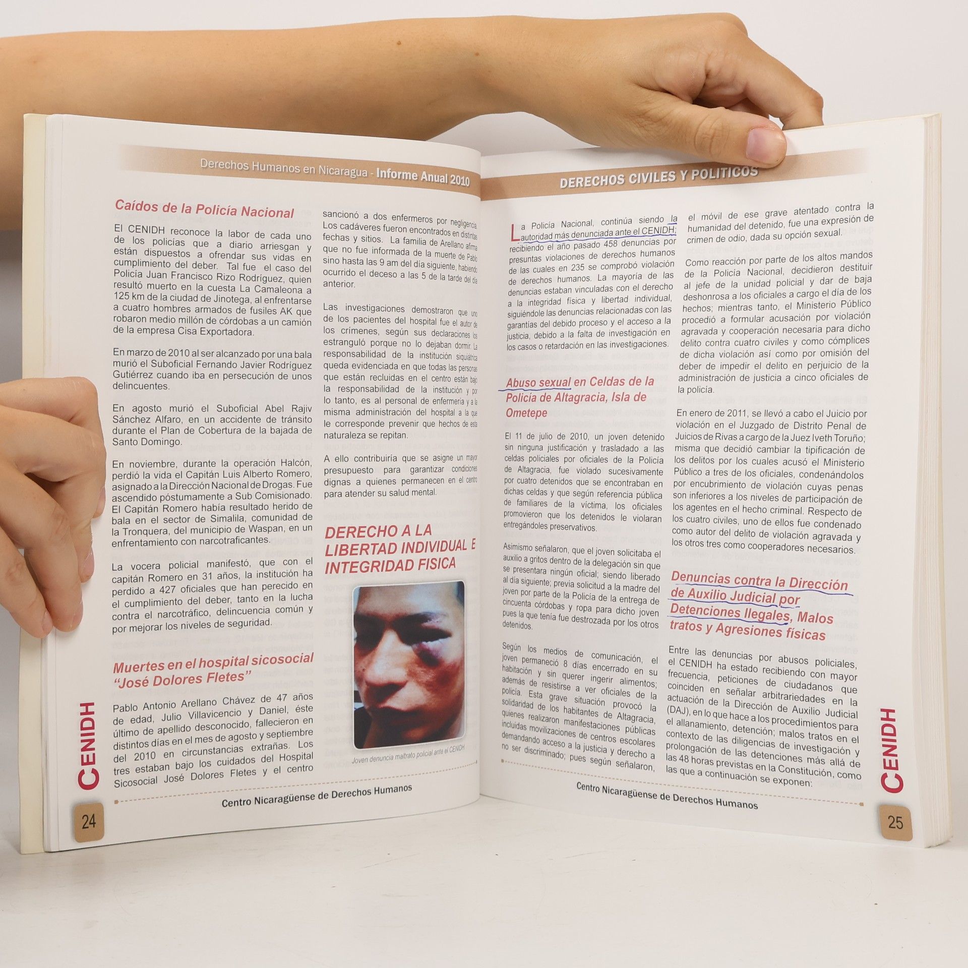 Various authors Derechos Humanos en Nicaragua