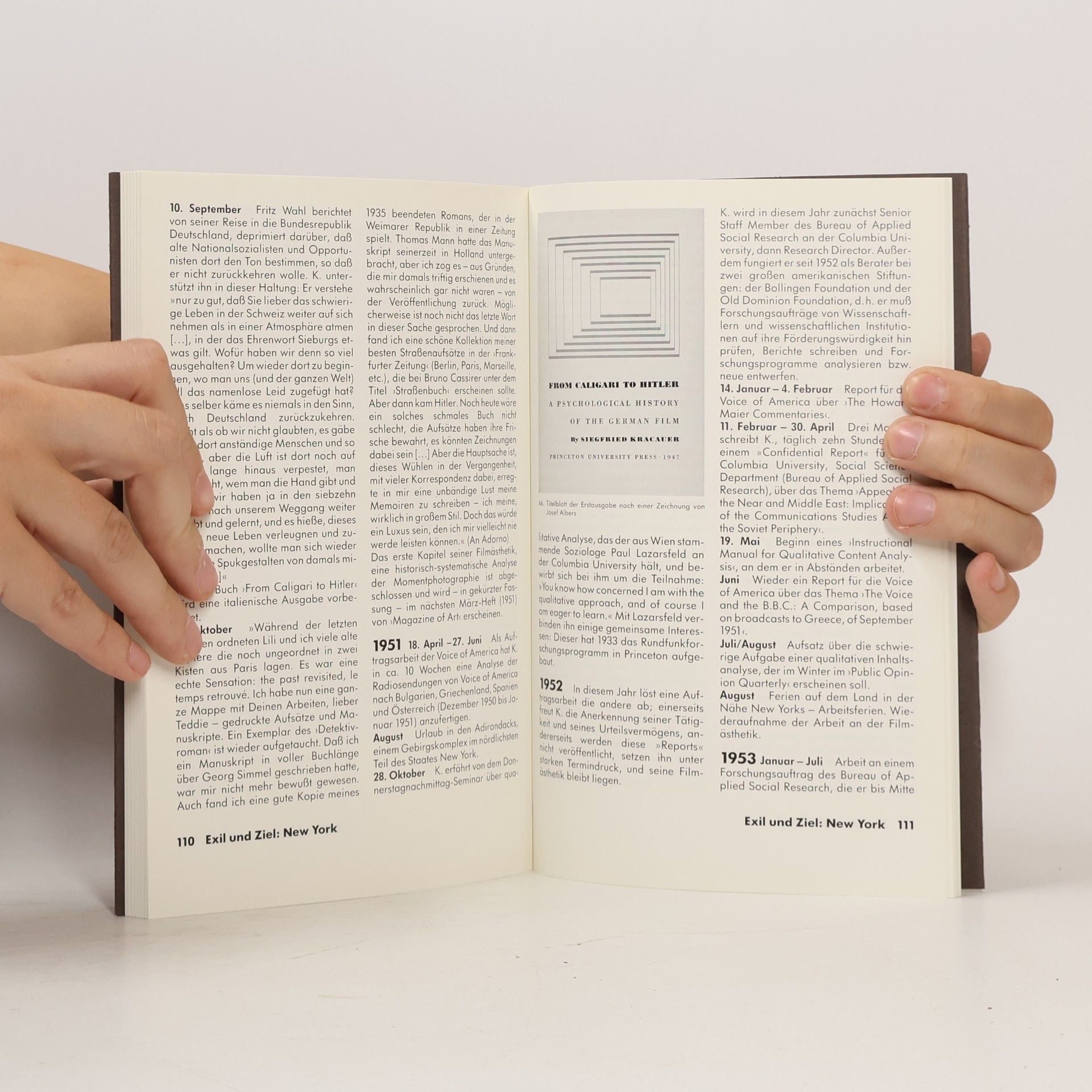 Siegfried Kracauer Marbacher Magazin 17/1988