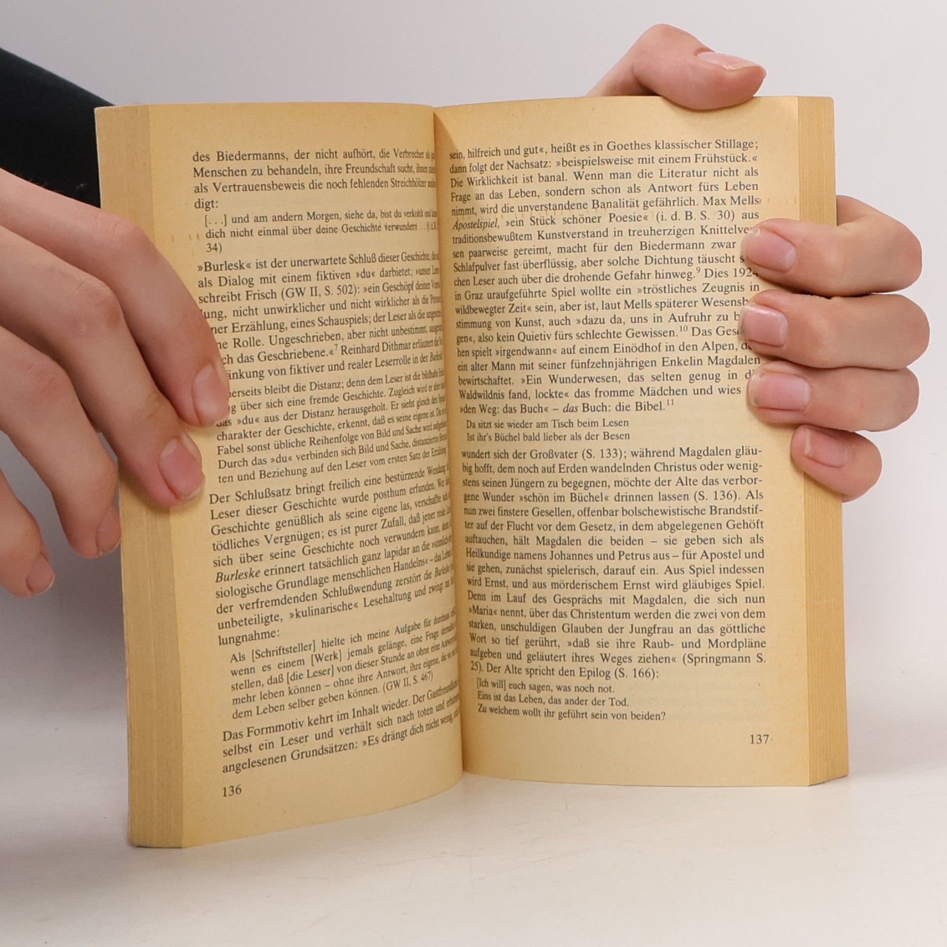 Walter Schmitz Suhrkamp Taschenbuch - 503: Materialien zu Max Frisch "Biedermann und die Brandstifter"