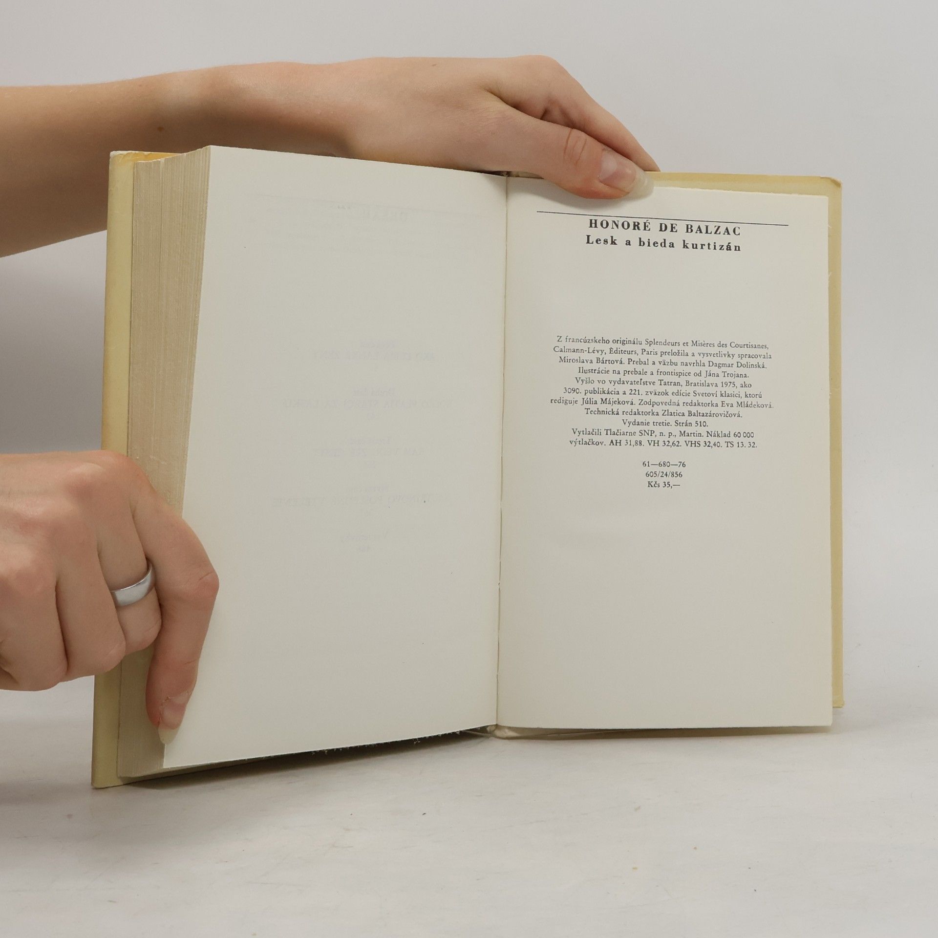 Honoré de Balzac Lesk a bieda kurtizán