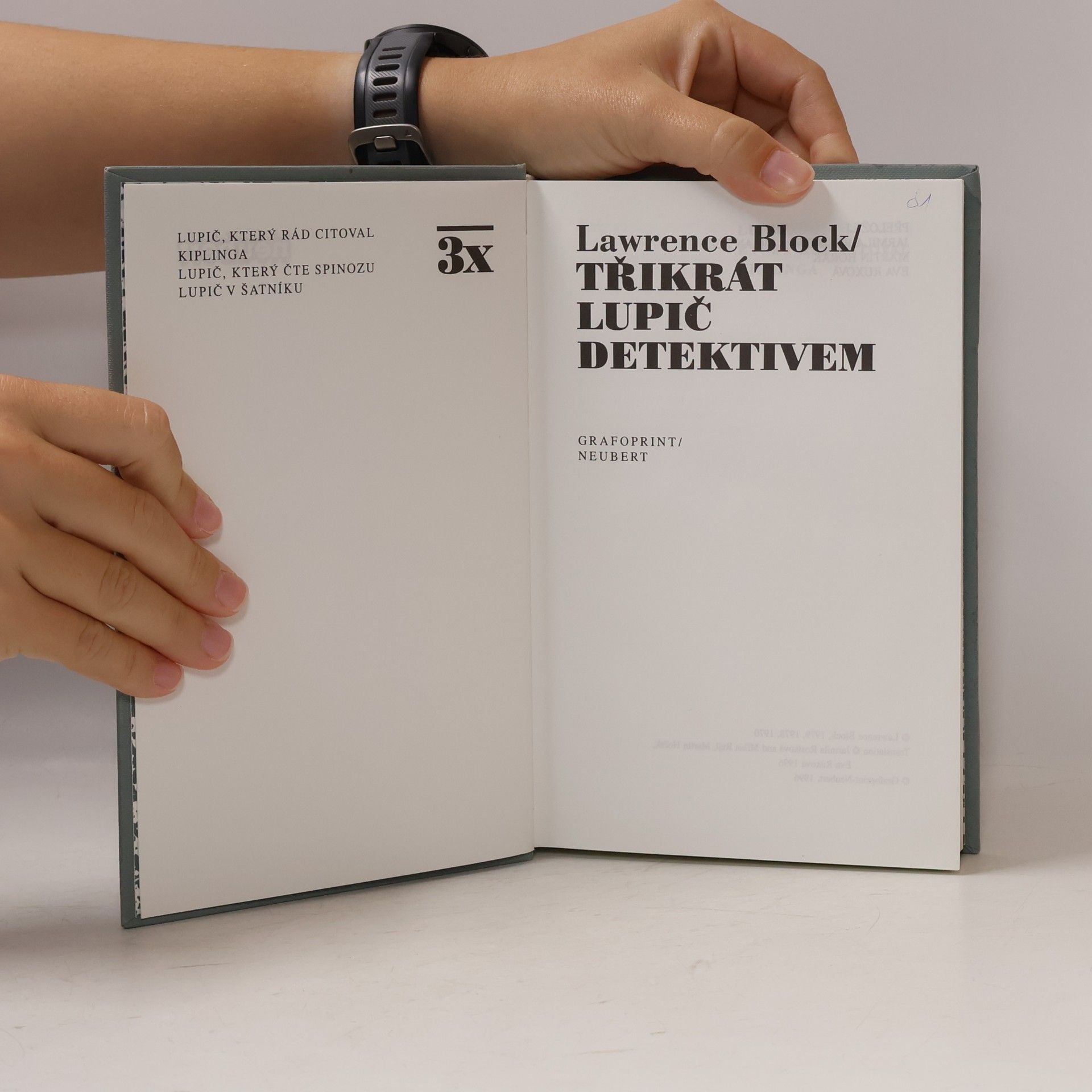 Lawrence Block Třikrát lupič detektivem