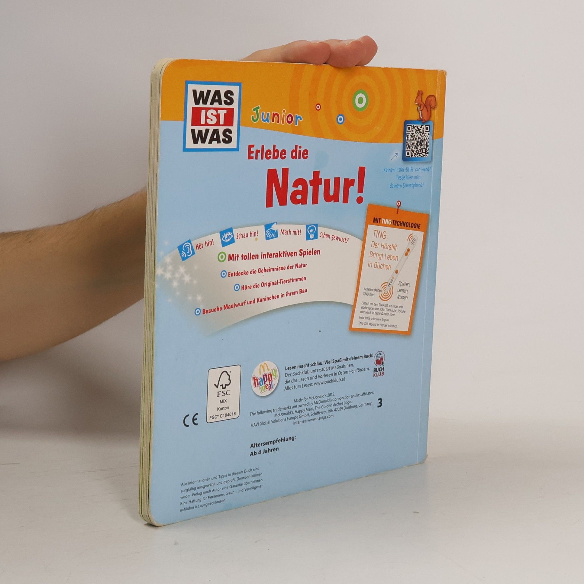 Collectif d'auteurs Was ist was Junior. Erlebe die Natur!