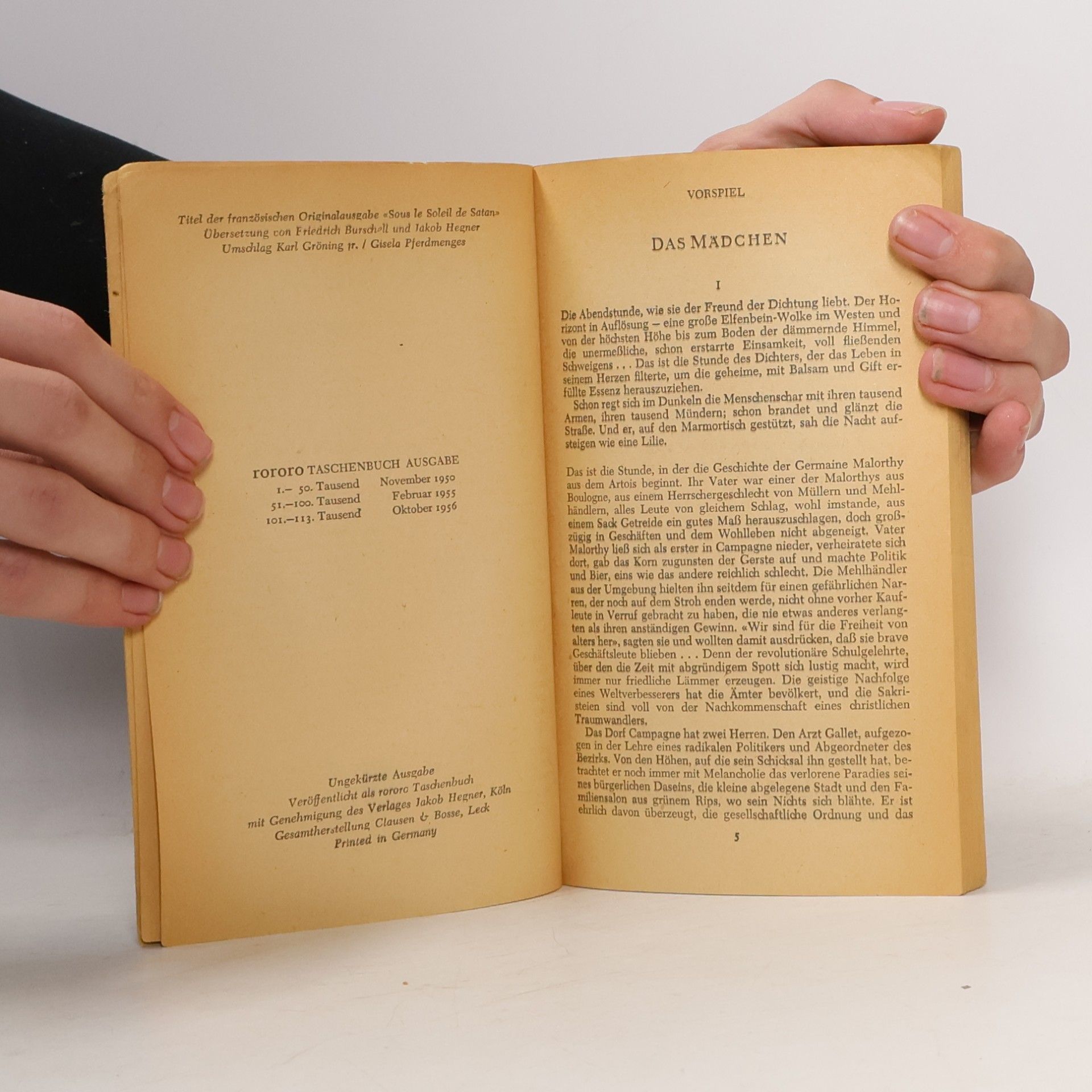 Georges Bernanos Die Sonne Satans