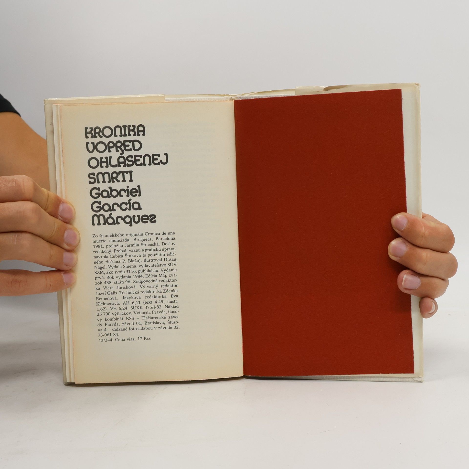 Gabriel García Márquez Kronika vopred ohlásenej smrti