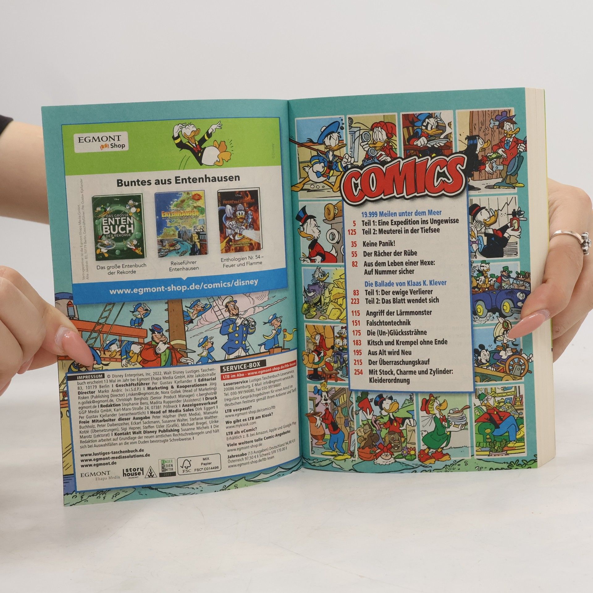 Walt Disney Lustiges Taschenbuch 562. 19.999 Meilen unter dem Meer