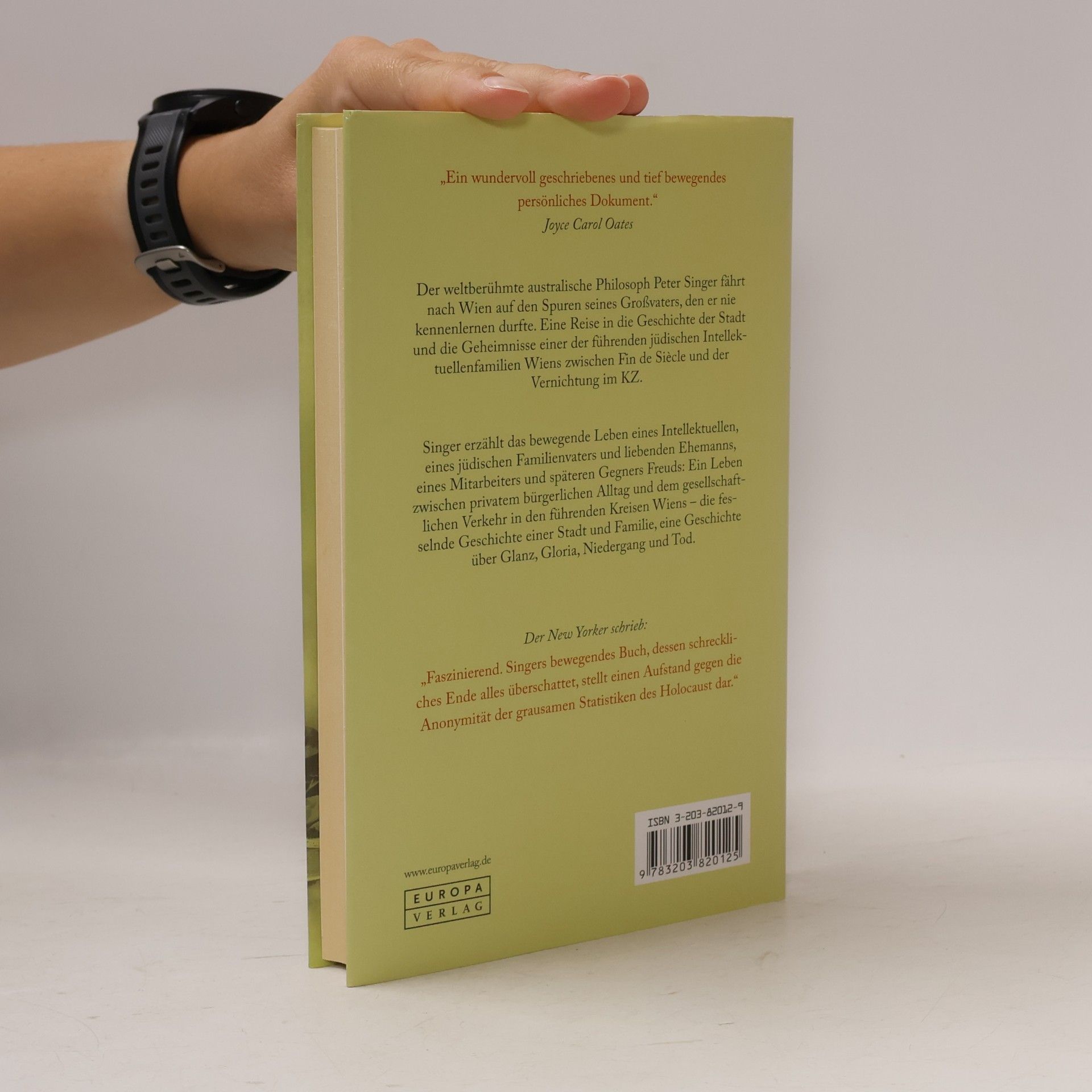 Peter Singer Mein Grossvater