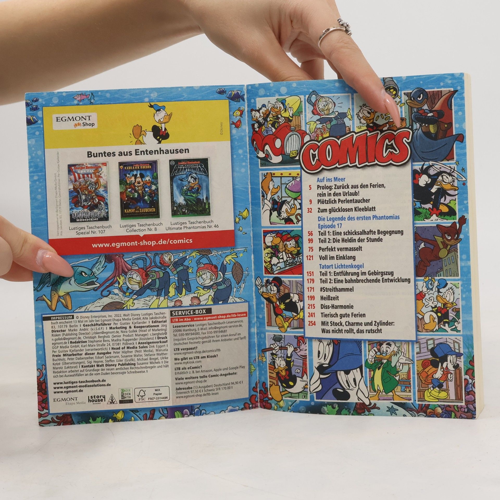 Walt Disney Lustiges Taschenbuch Nr. 561. Auf ins Meer