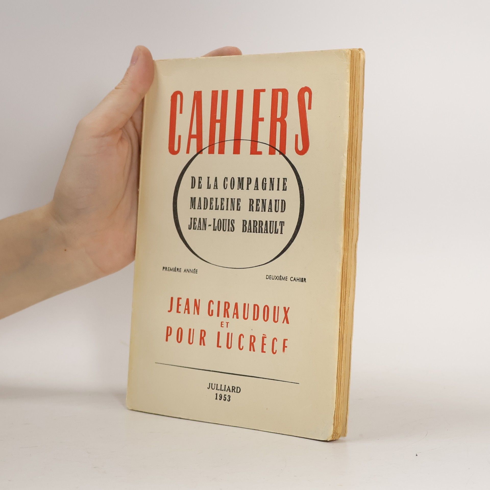 Collectif d'auteurs Cahiers de la Compagnie Madeleine Renaud - Jean-Louis Barrault