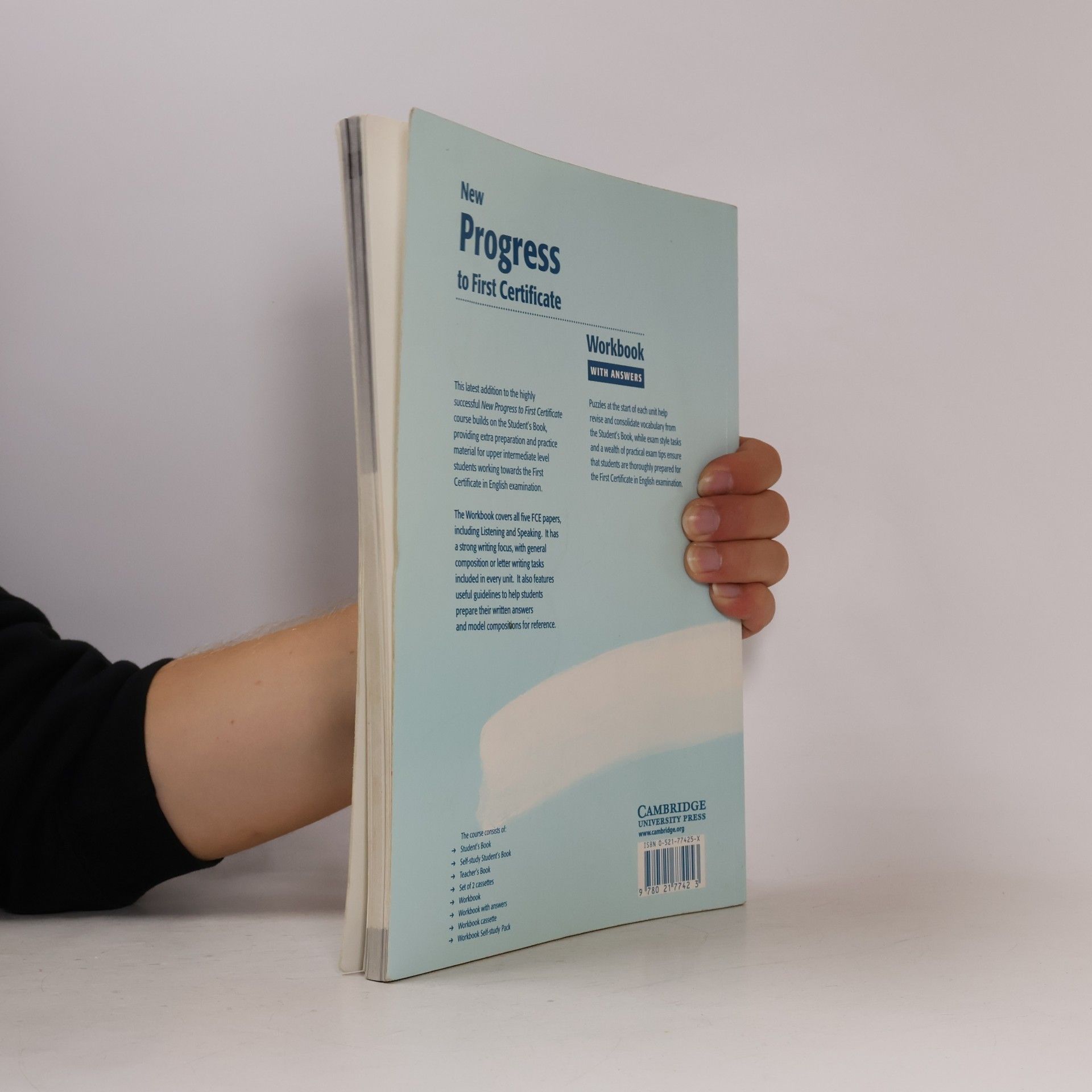 Leo Jones New progress to first certificate. Workbook with answers