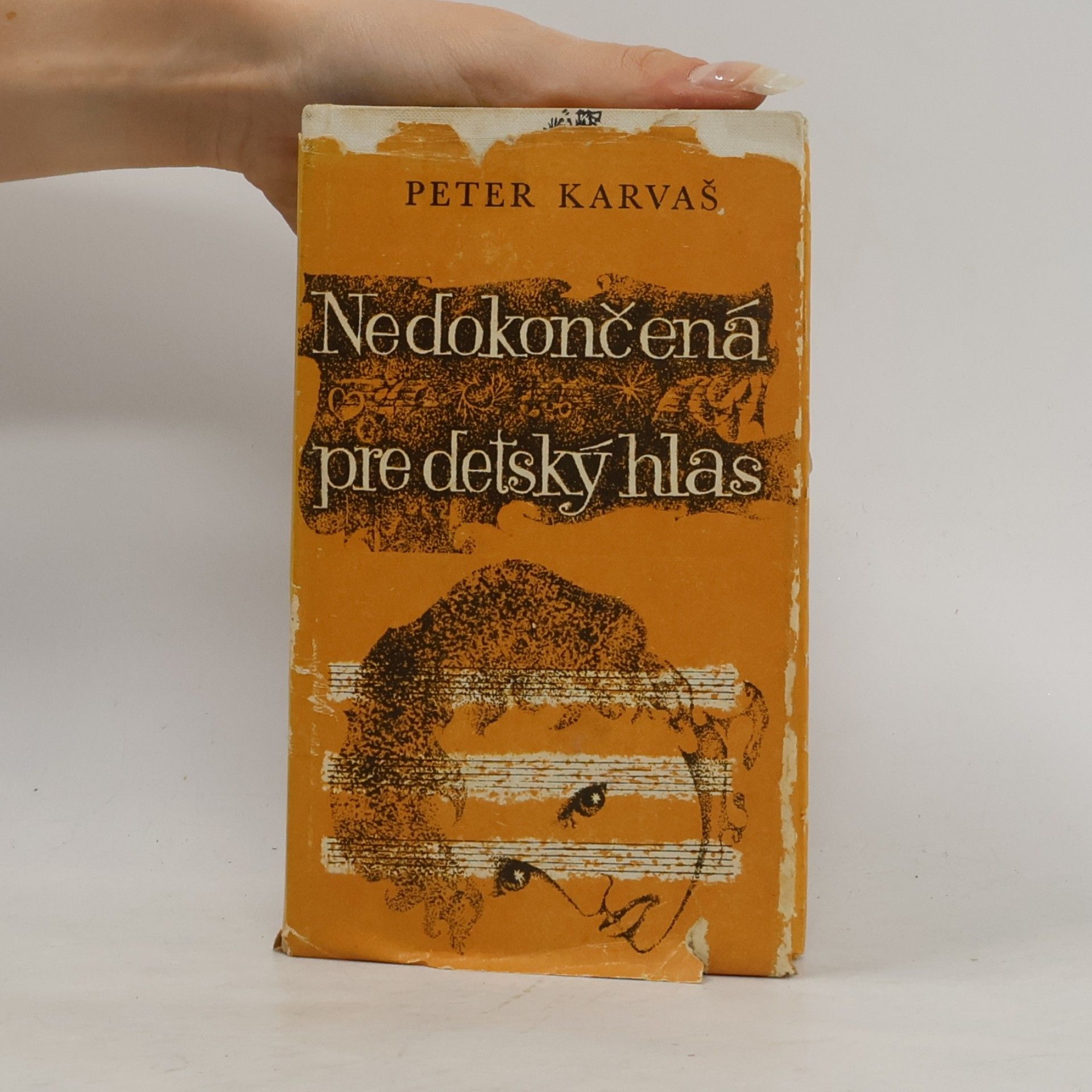 Peter Karvaš Nedokončená pre dětský hlas (A5, Ocpl, 191 s., ded.autora)
