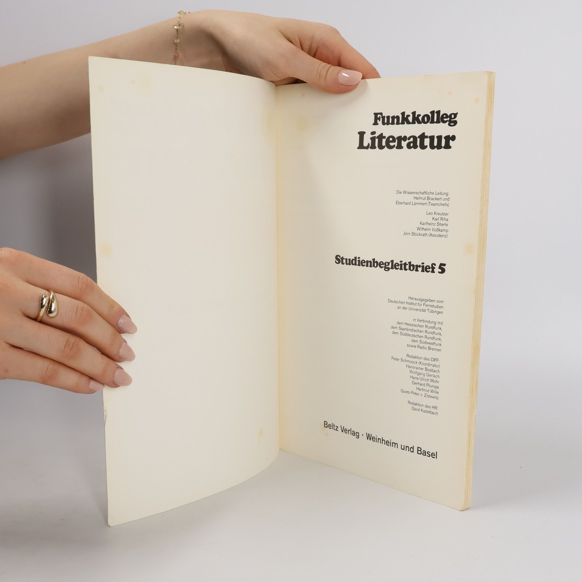 Autorenkollektiv Funkkolleg Literatur