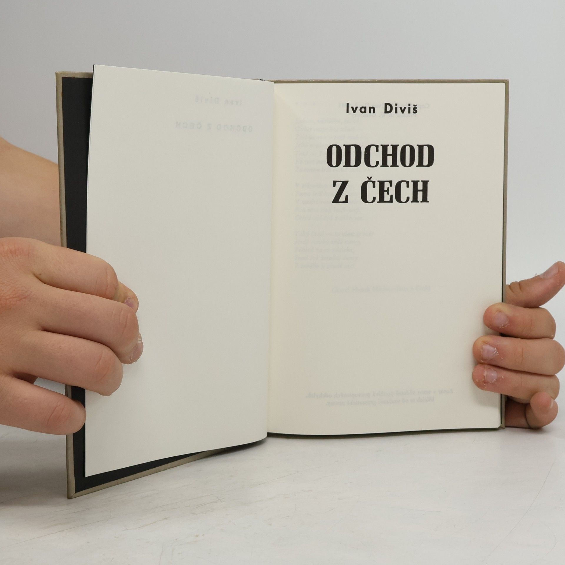 Ivan Diviš Odchod z Čech