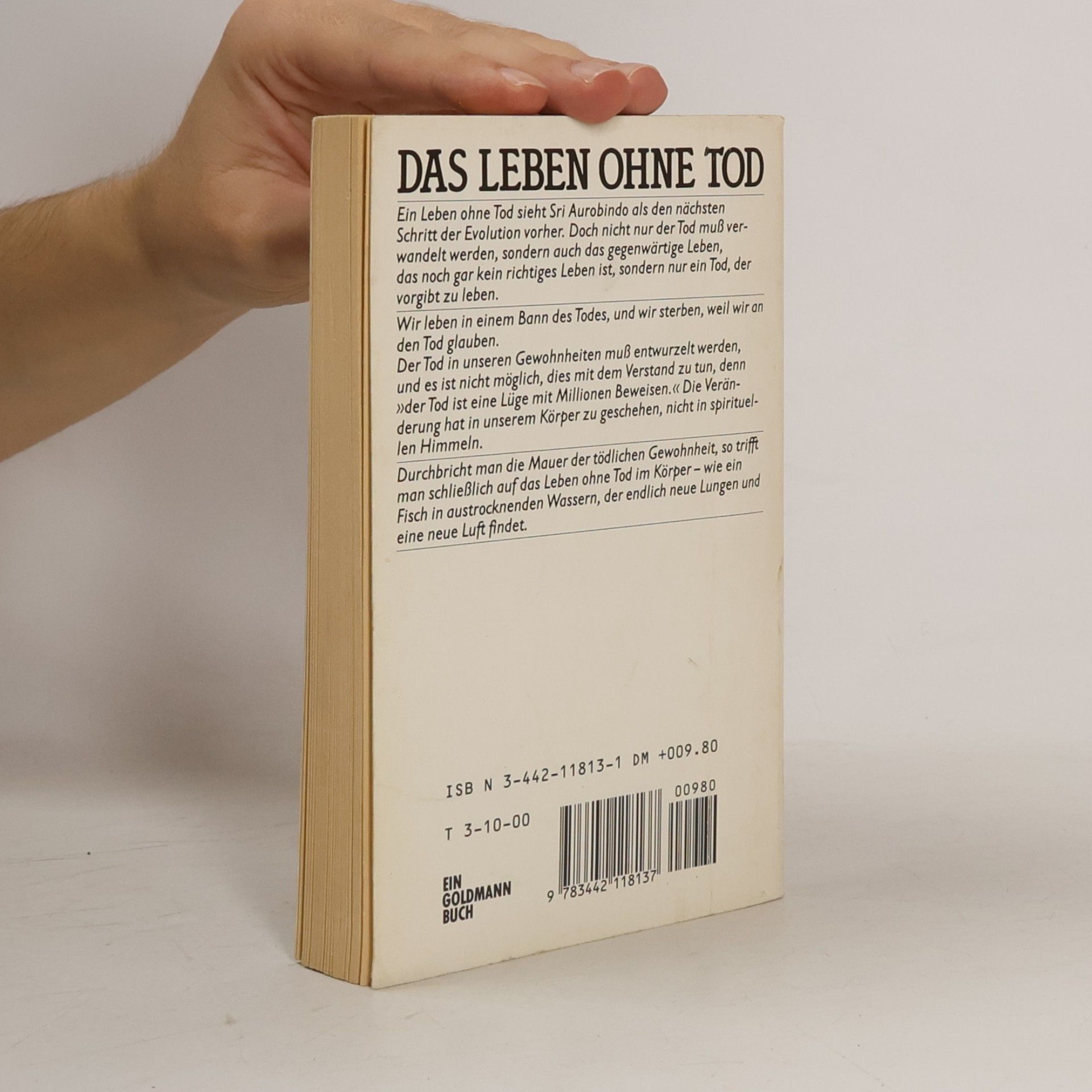 Satprem Das Leben ohne Tod