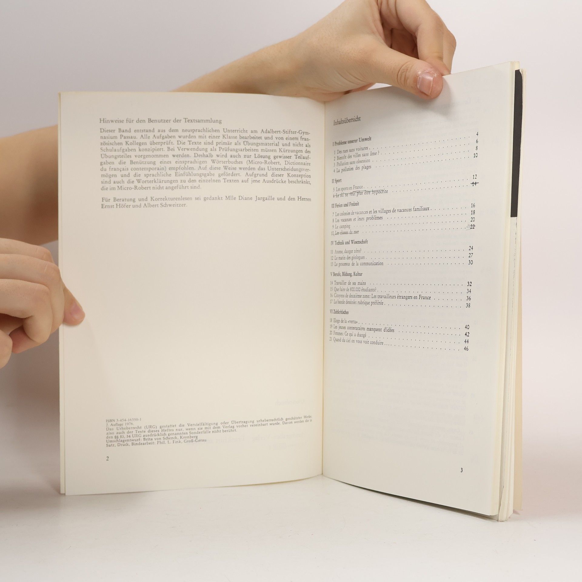 Werner Höfer Textes actuels