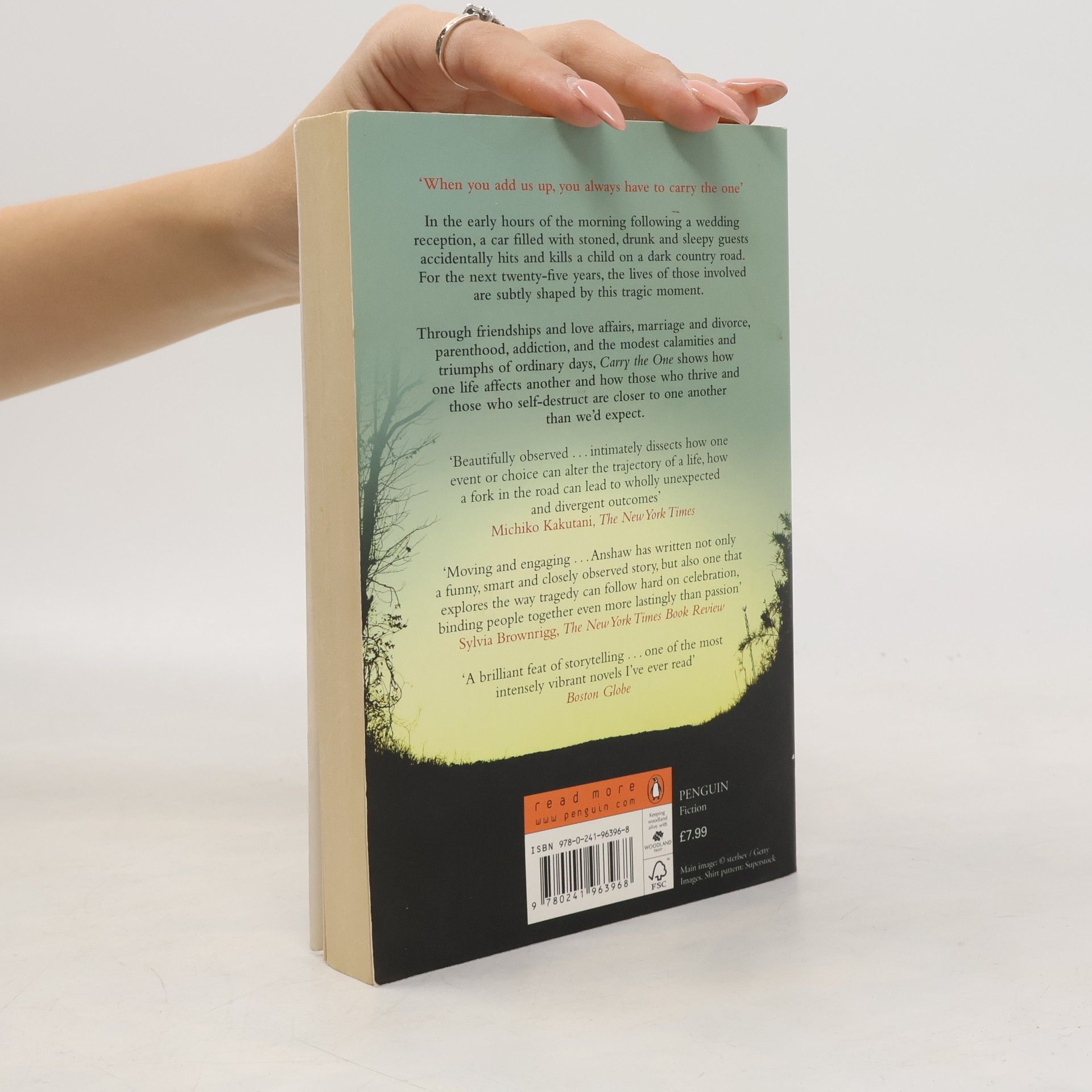 Carol Anshaw Carry the One