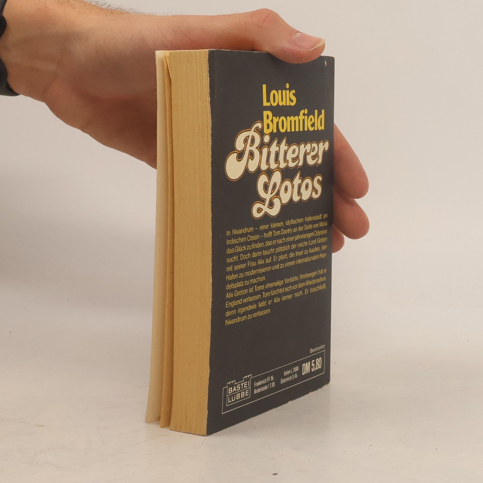 Louis Bromfield Bitterer Lotos