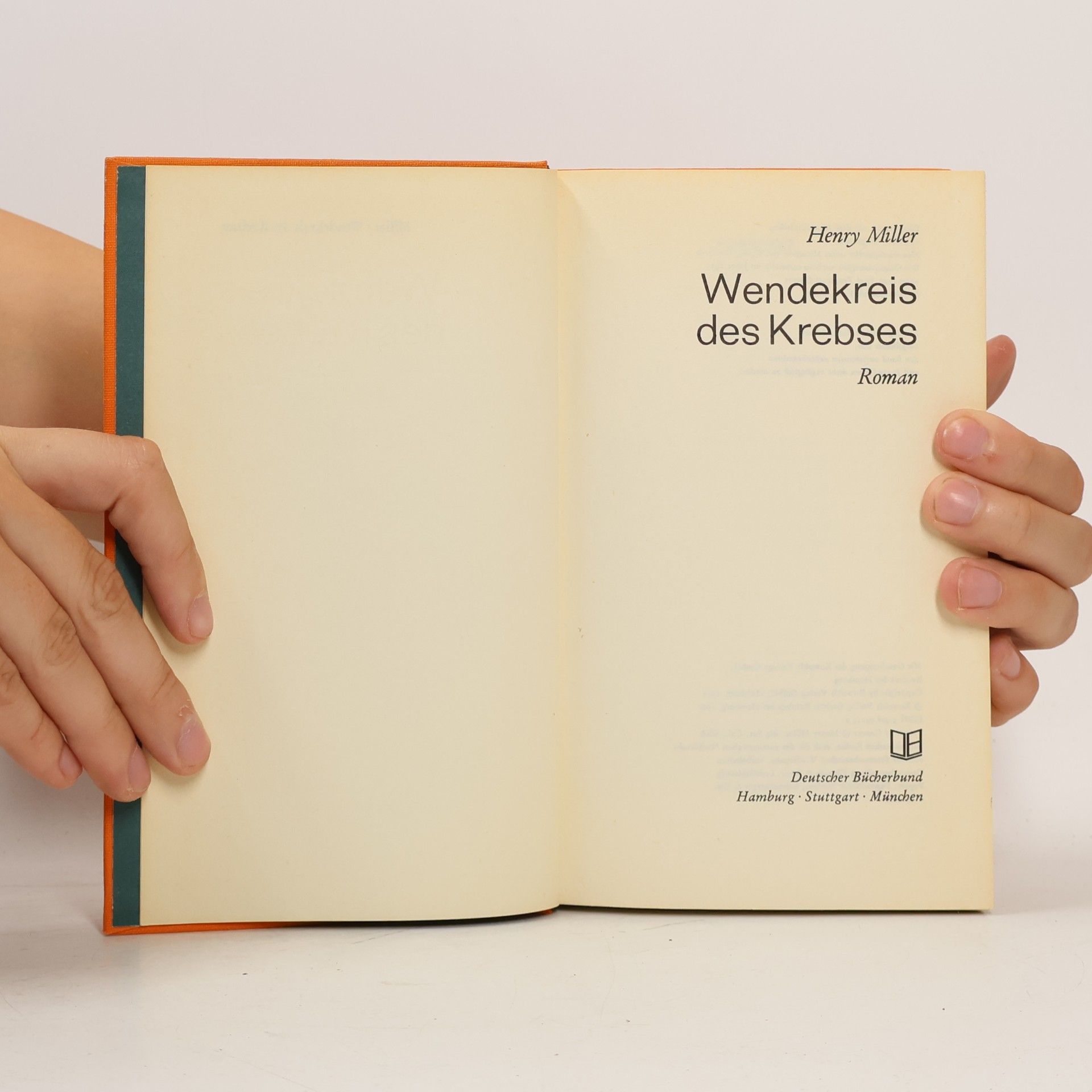 Henry Miller Wendekreis des Krebses