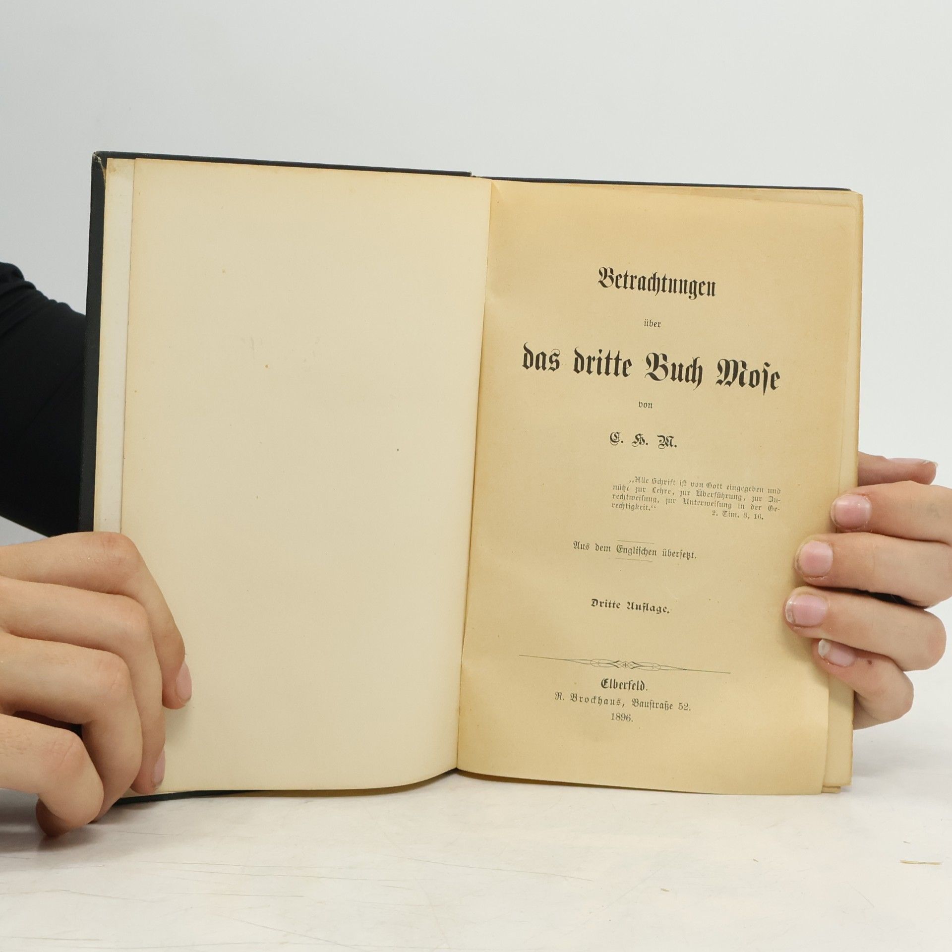 Autorenkollektiv Betrachtungen über das dritte Buch Mose