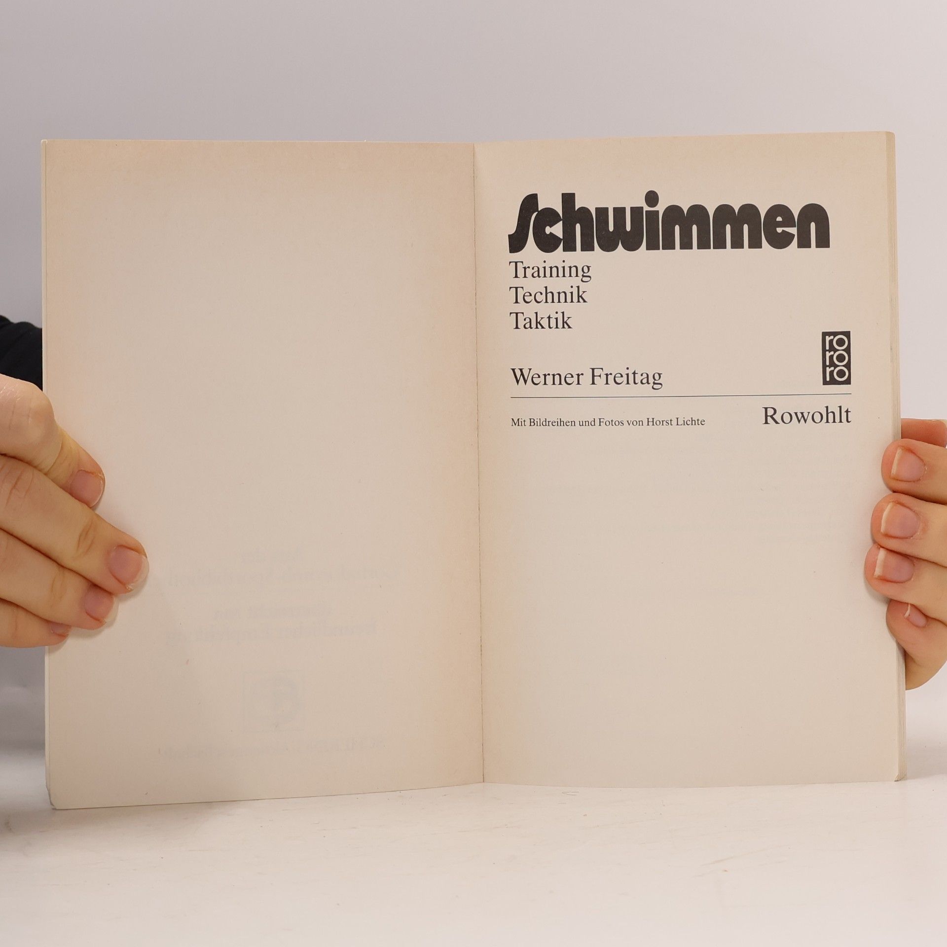 Werner Freitag SCHWIMMEN