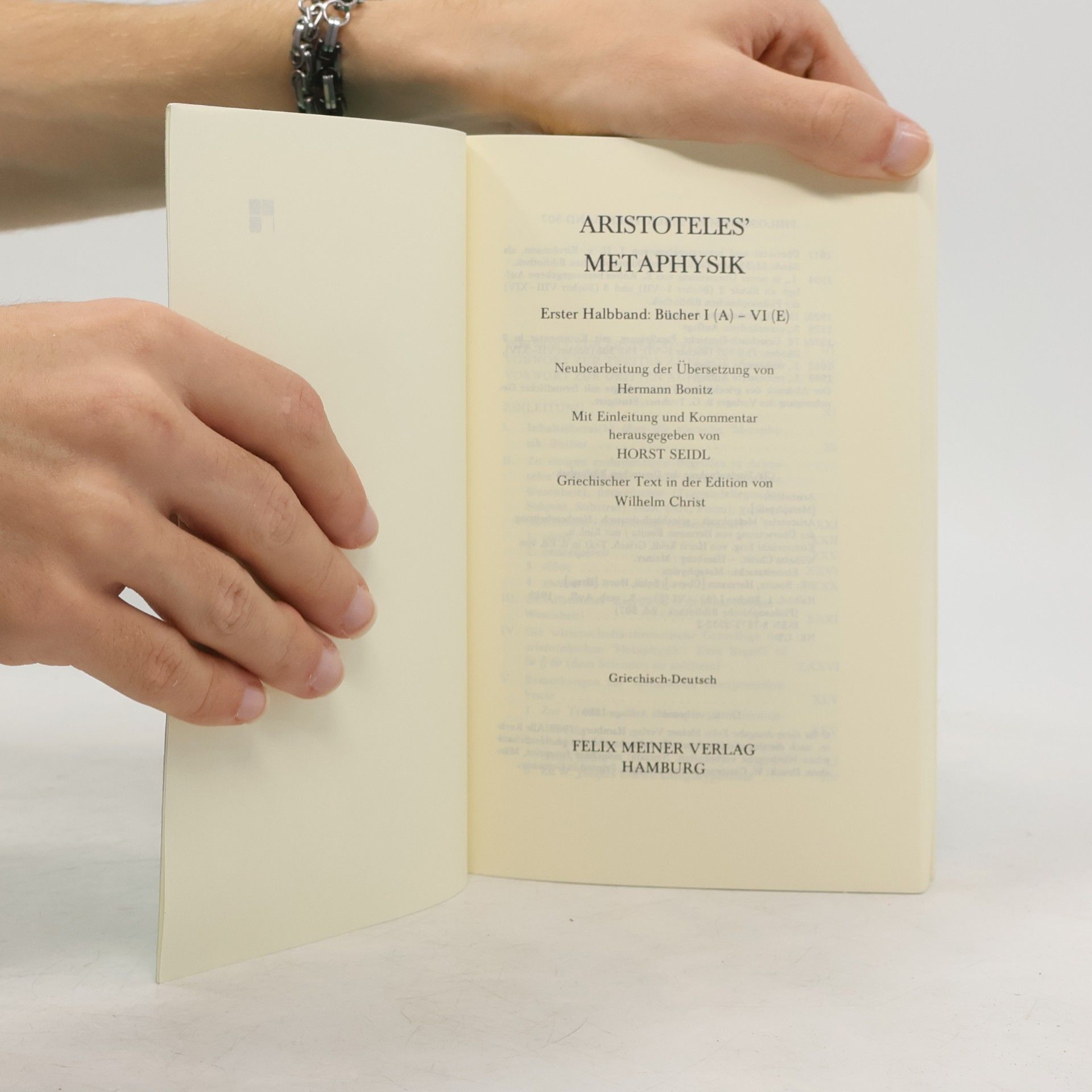 Aristotelés Aristoteles' Metaphysik