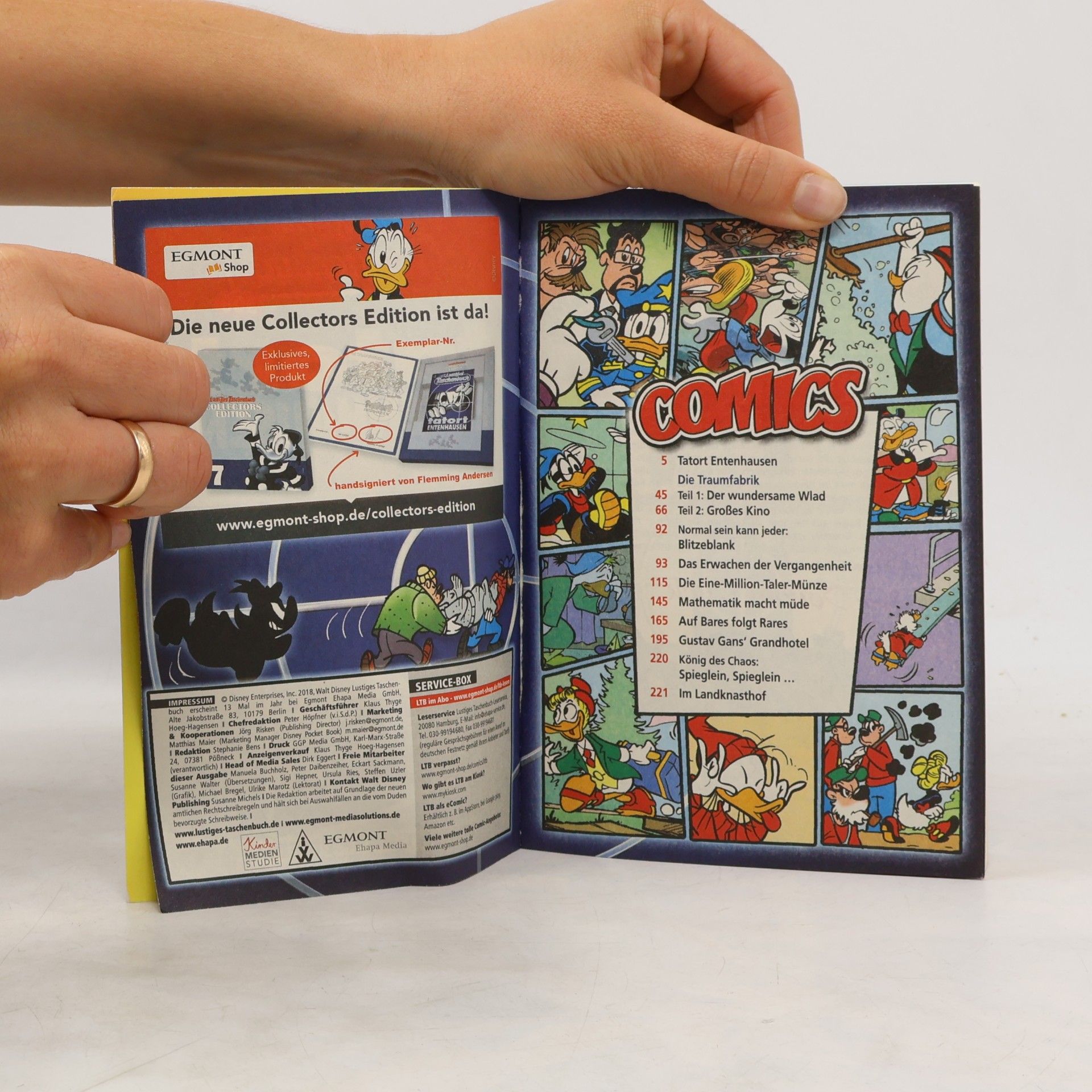 Walt Disney Lustiges Taschenbuch 506. Tatort Entenhausen
