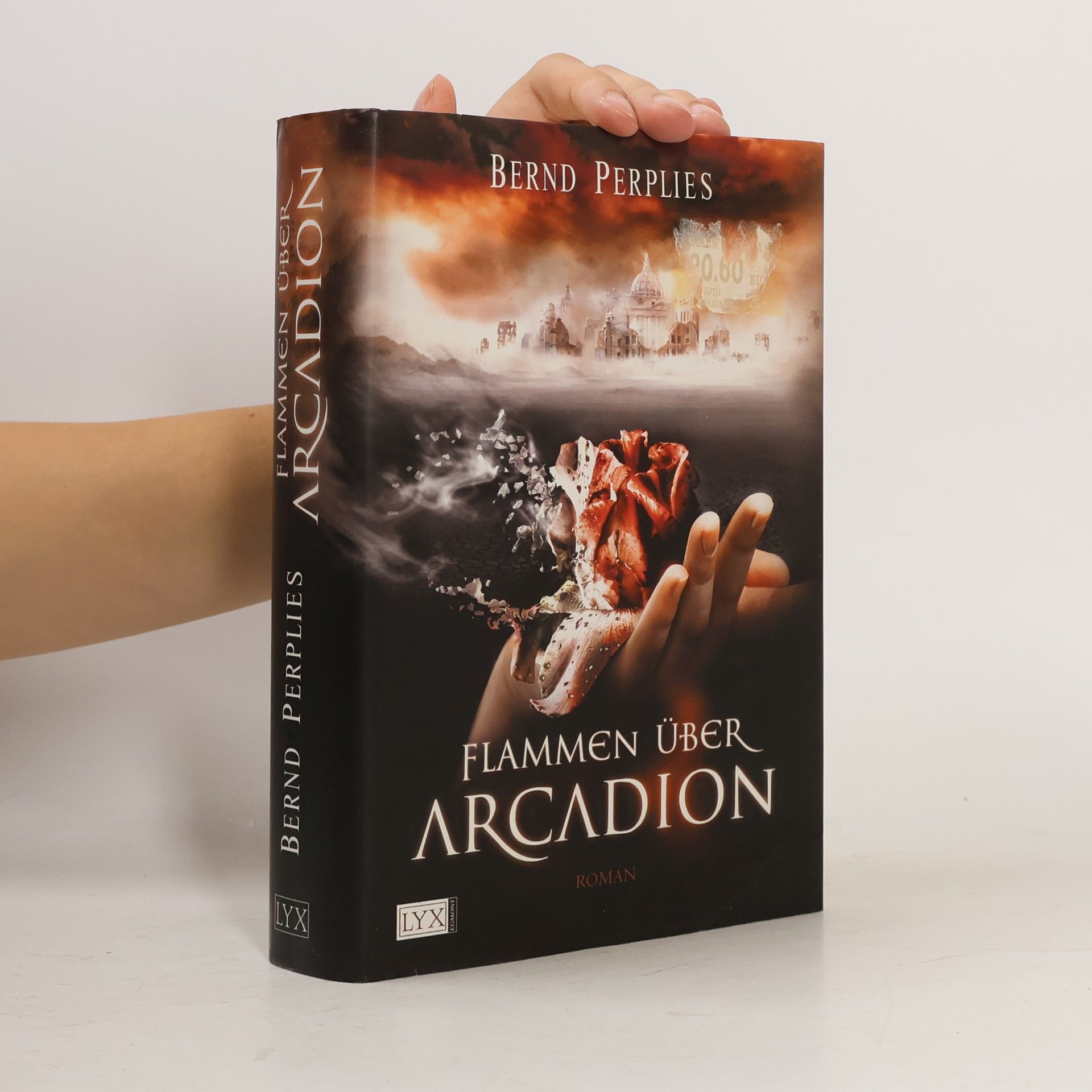 Flammen über Arcadion