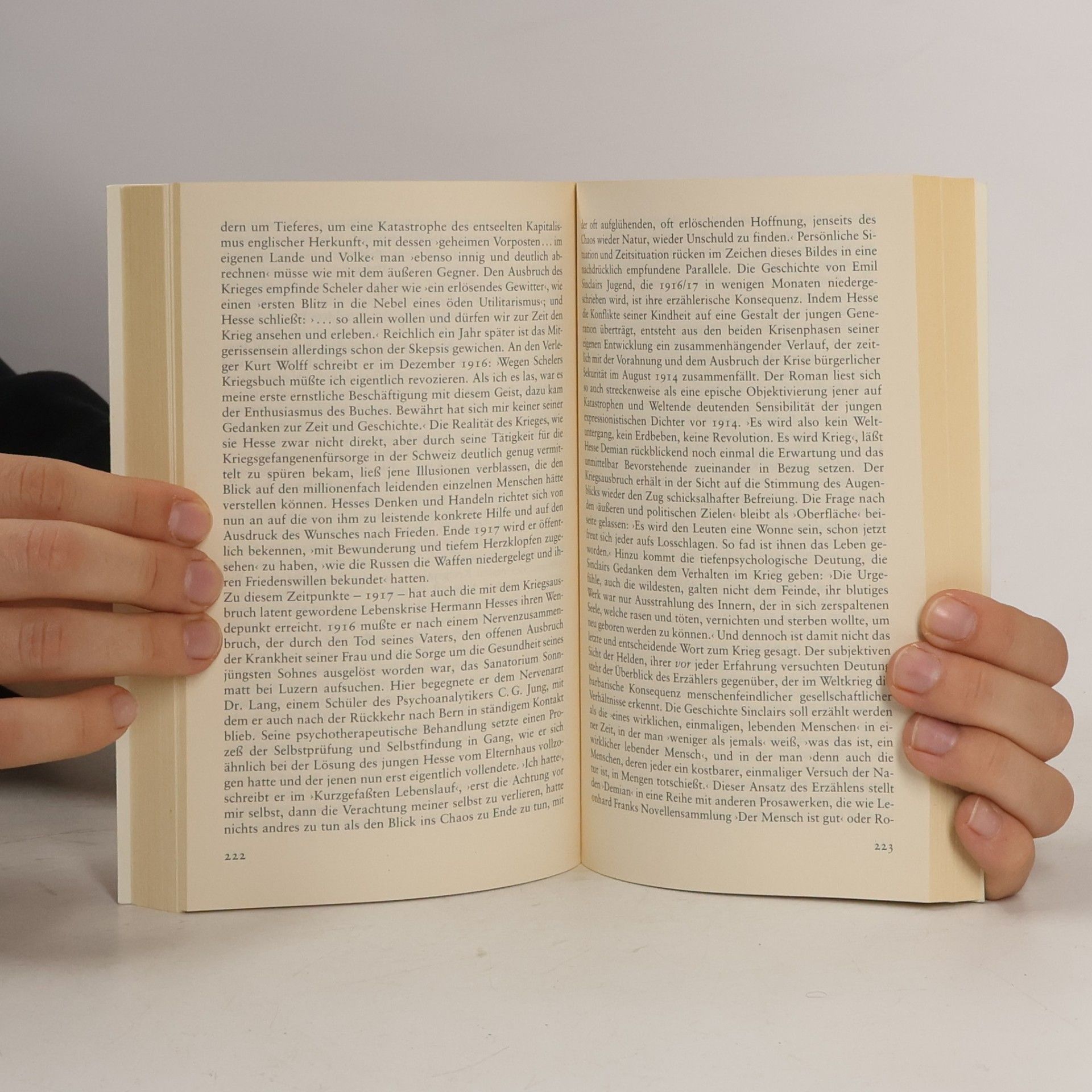 Volker Michels Materialien zu Hermann Hesses ' Demian'