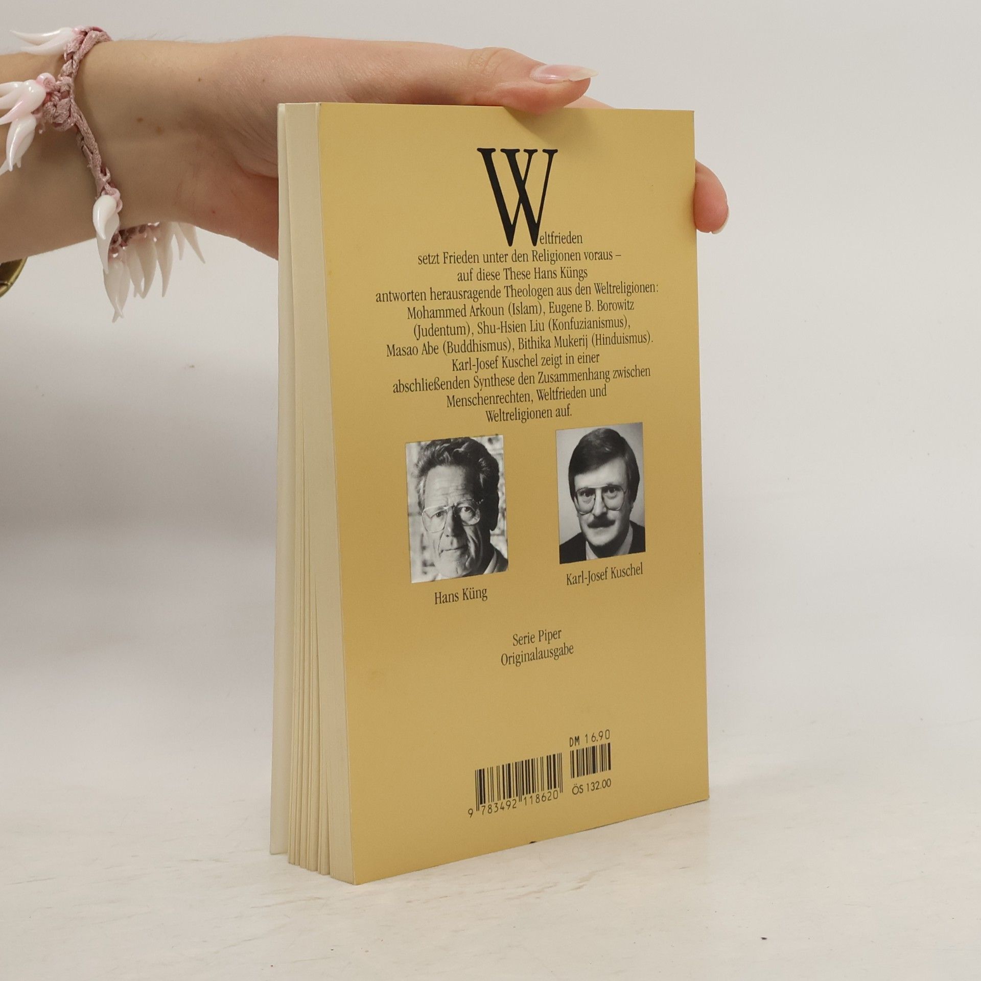Hans Küng Weltfrieden durch Religionsfrieden