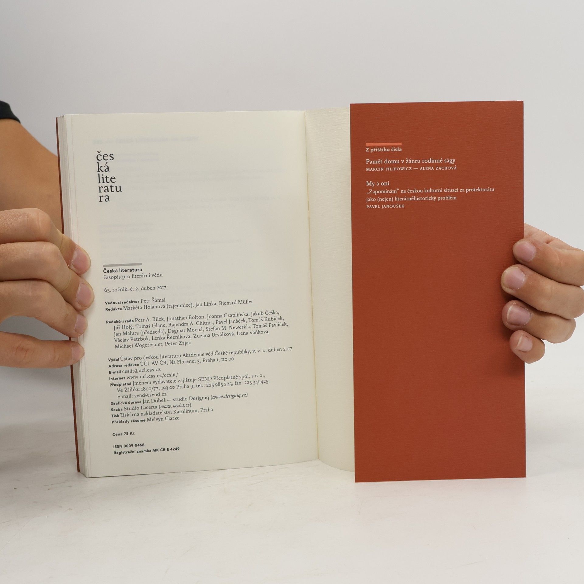 Kolektiv autorů Česká literatura 2/2017