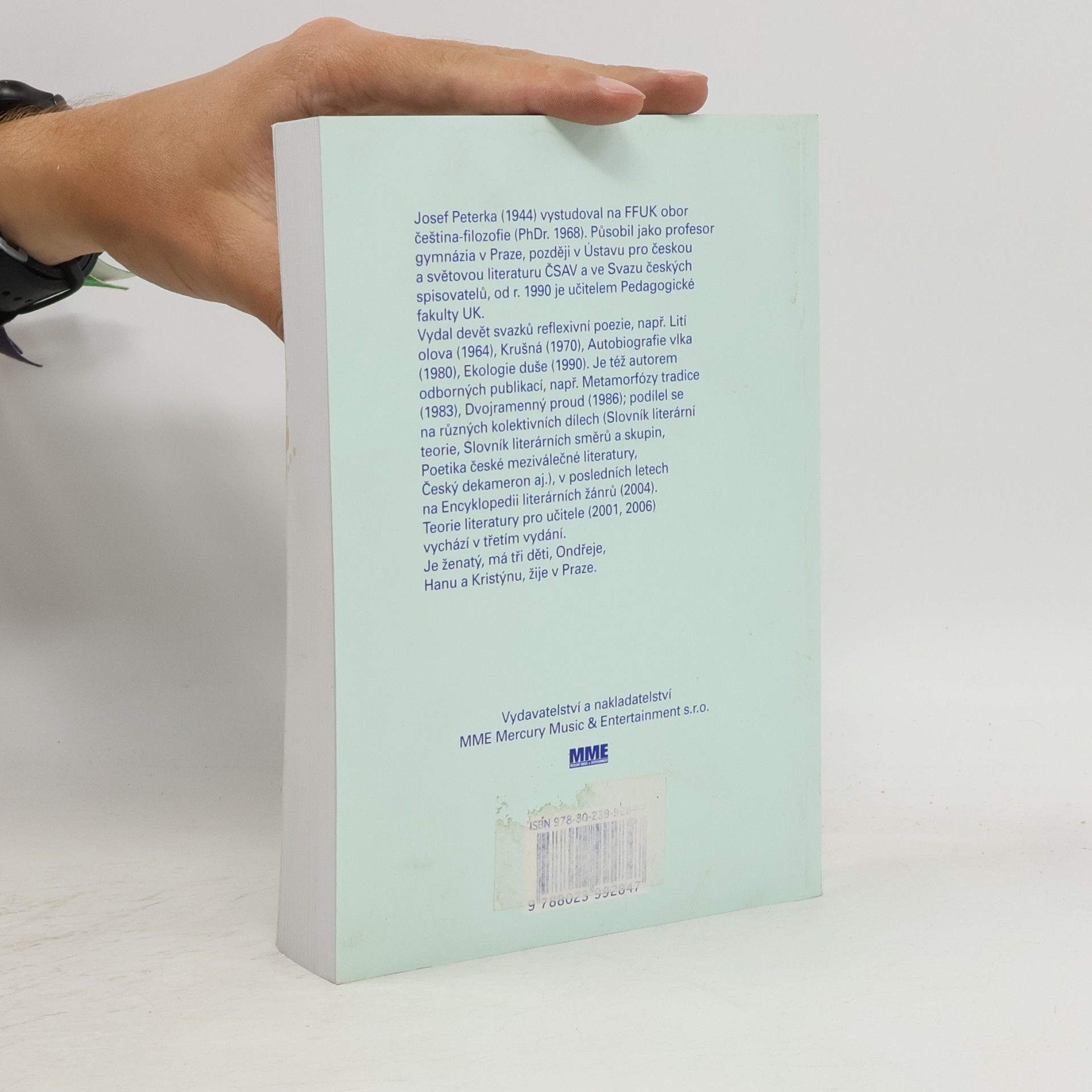 Josef Peterka Teorie literatury pro učitele