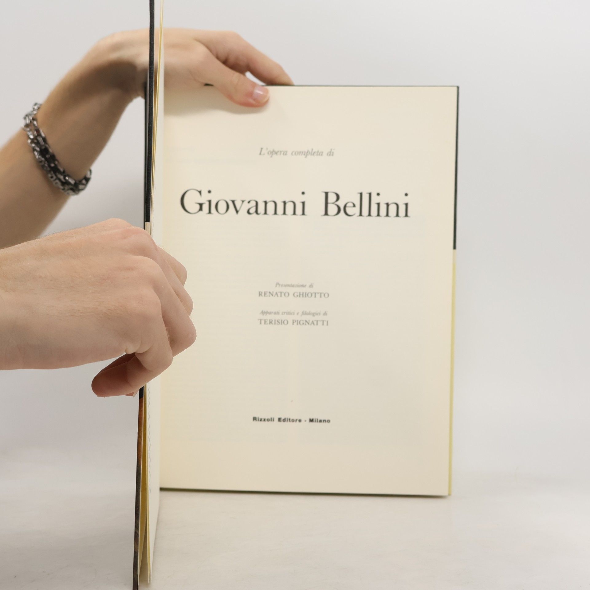 Renato Ghiotto L'Opera Completa di Giovanni Bellini detto Giambellino